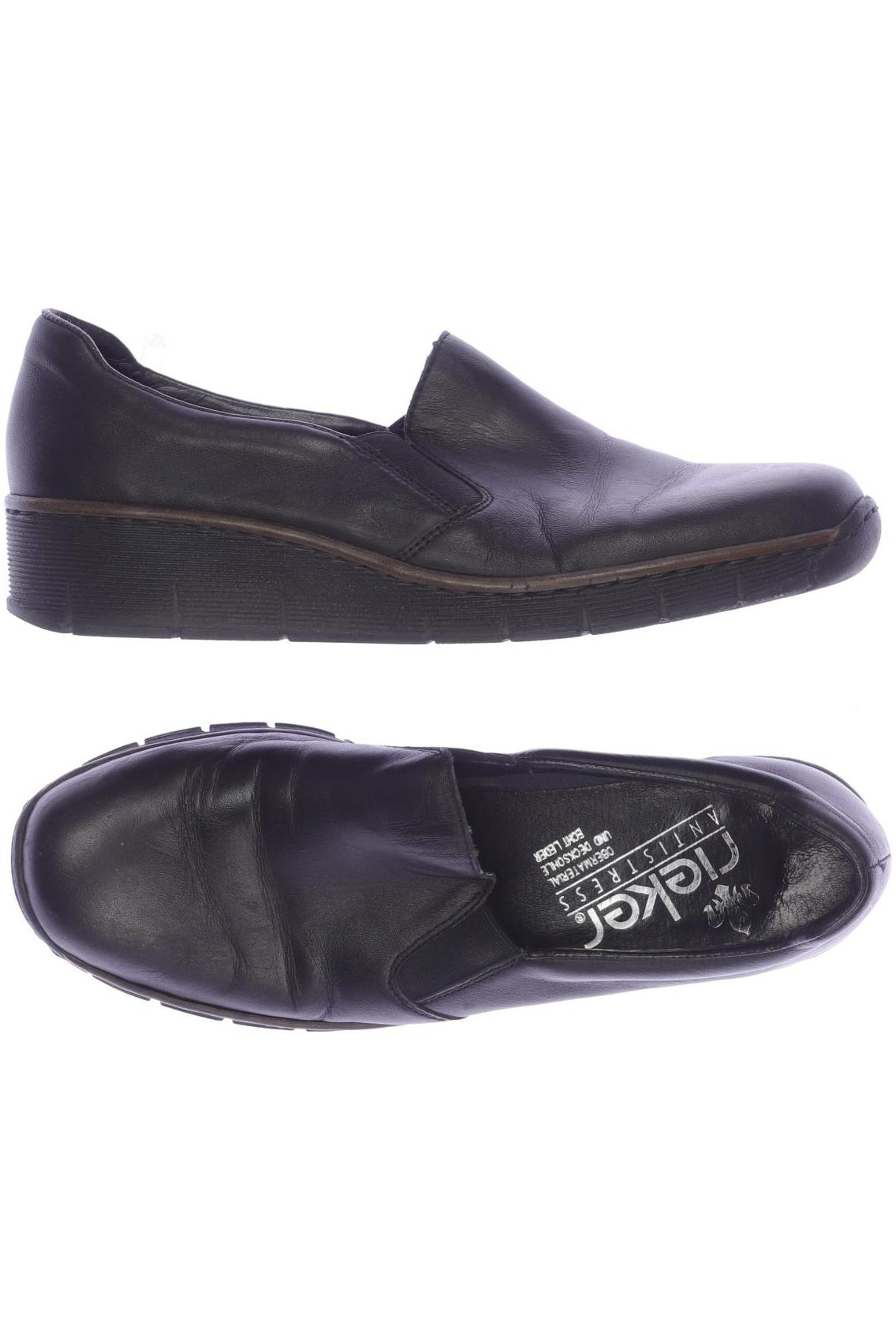

Rieker Damen Halbschuh, schwarz, Gr. 38