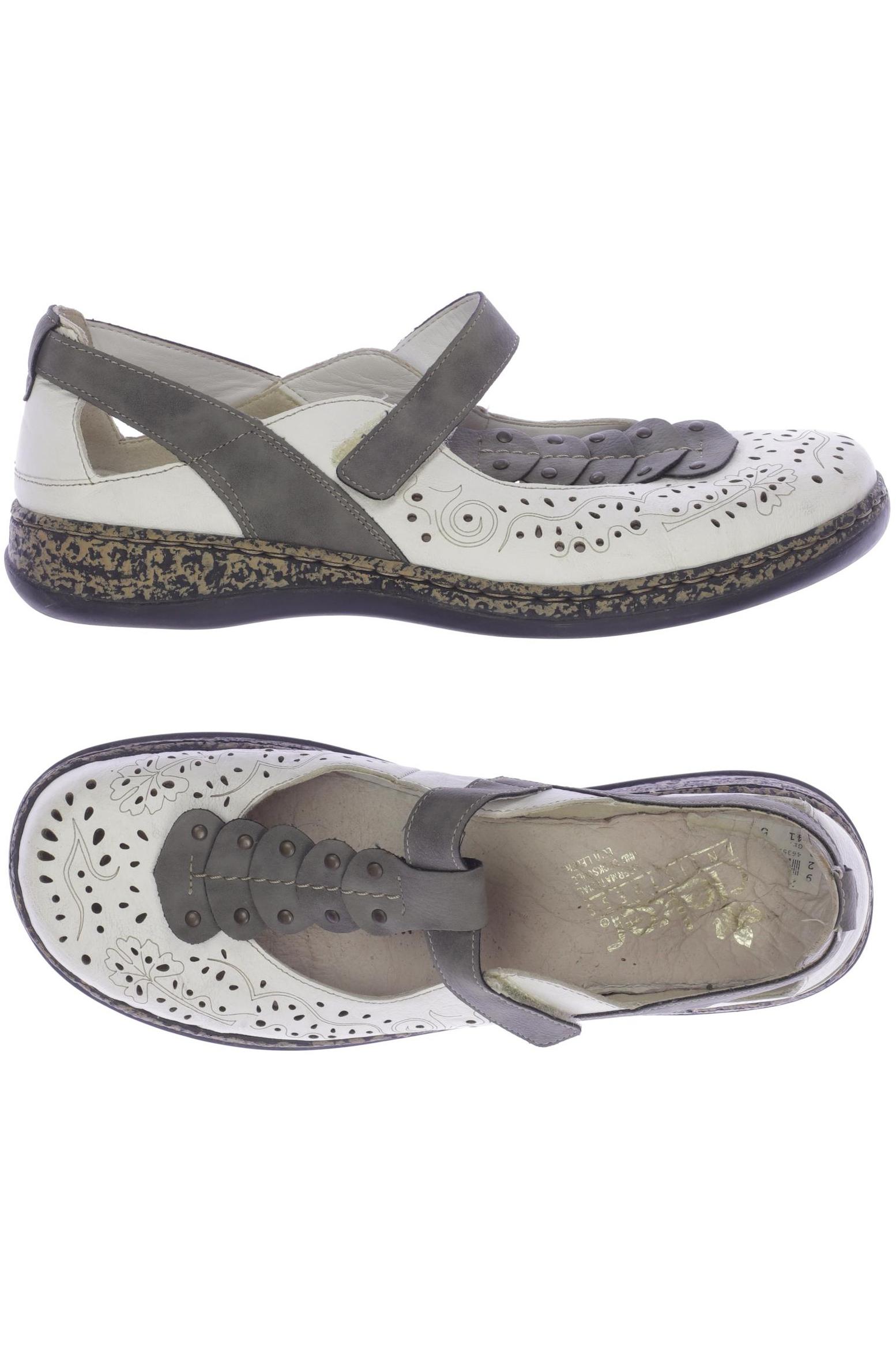 

Rieker Damen Halbschuh, weiß, Gr. 41