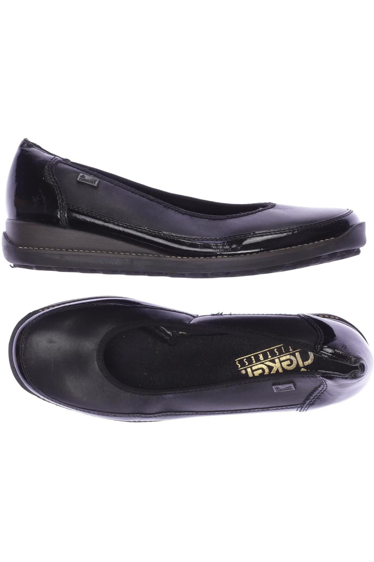 

Rieker Damen Halbschuh, schwarz, Gr. 38
