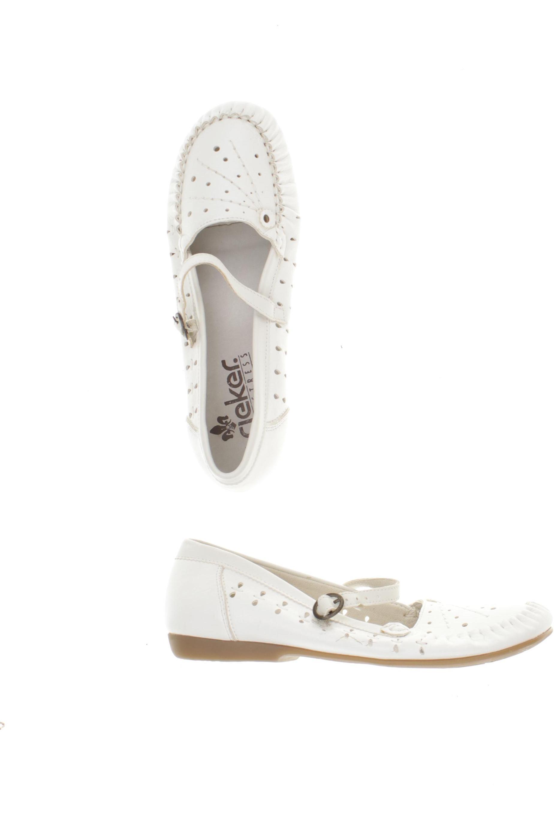 

Rieker Damen Halbschuh, weiß, Gr. 37