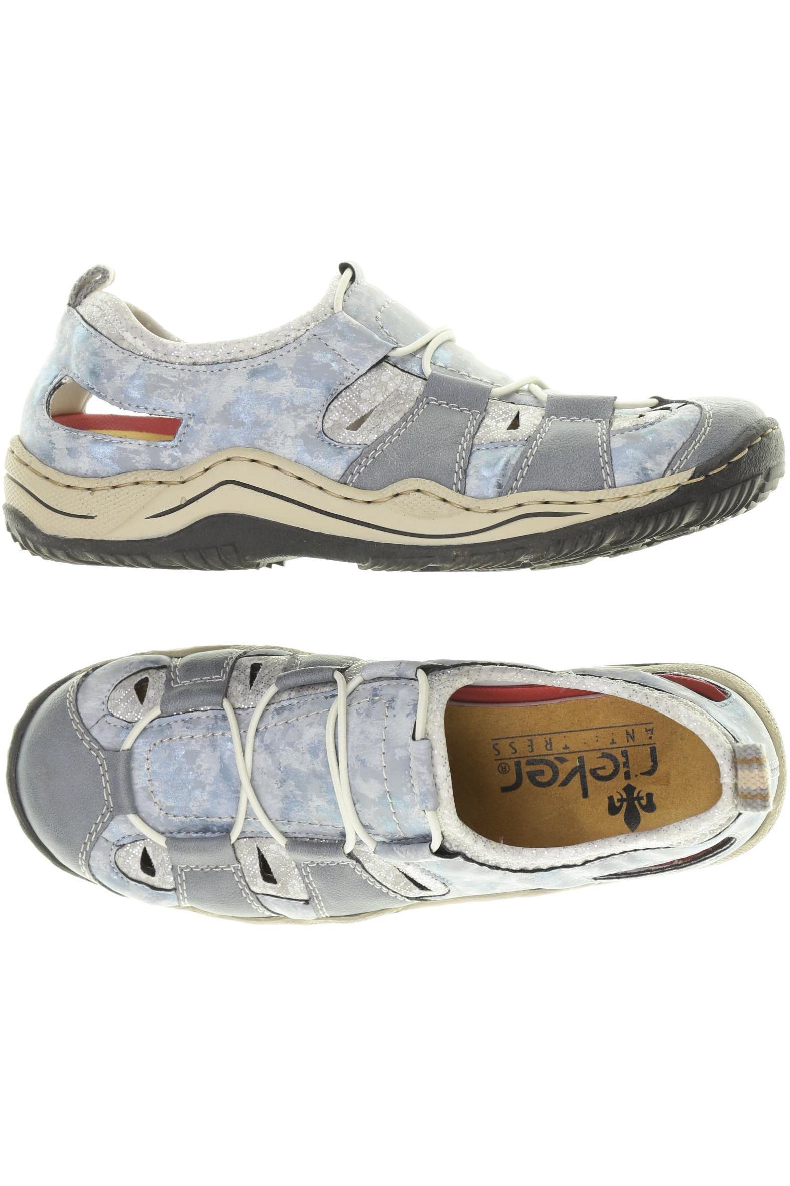 

Rieker Damen Halbschuh, blau, Gr. 38