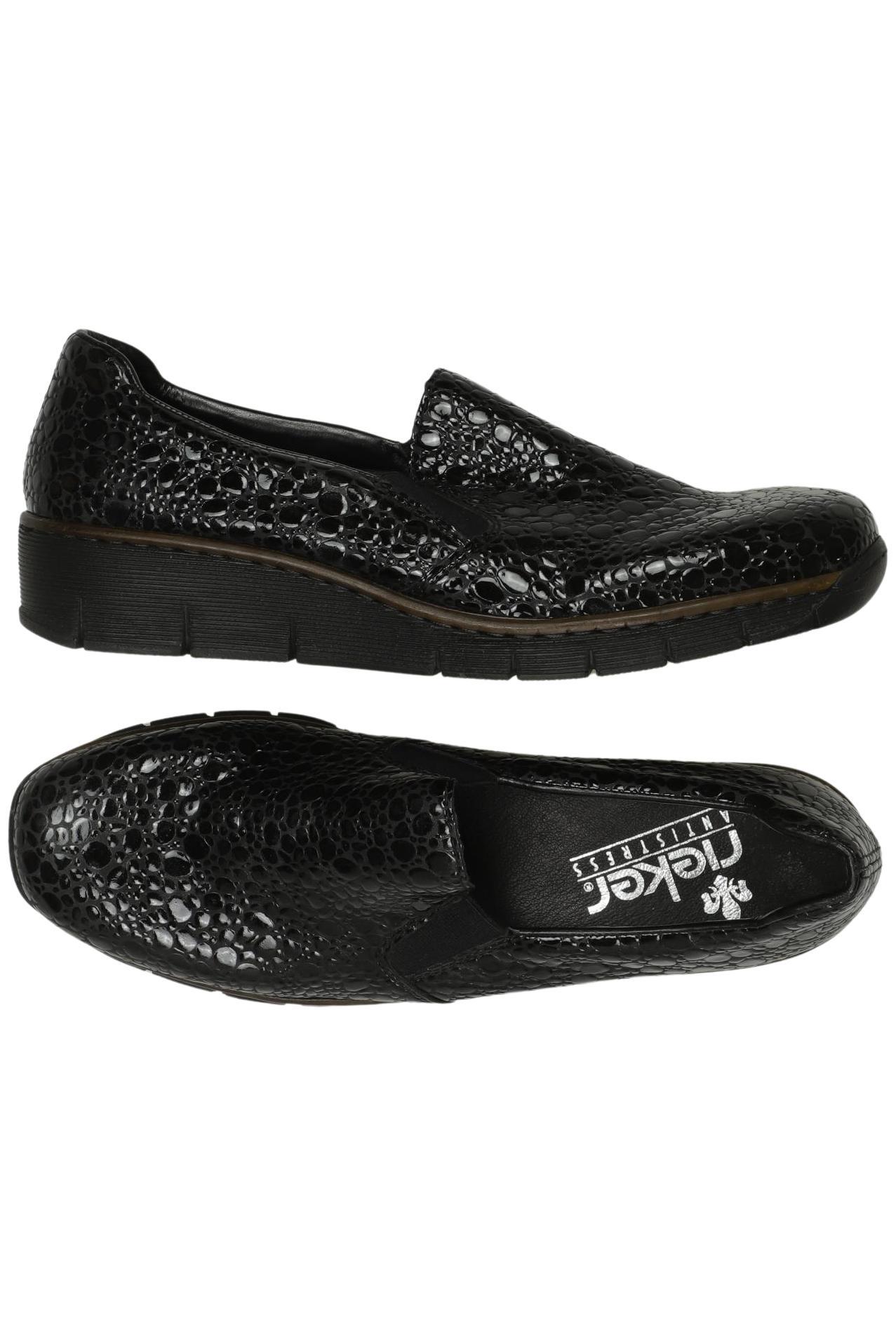 

Rieker Damen Halbschuh, schwarz, Gr. 41