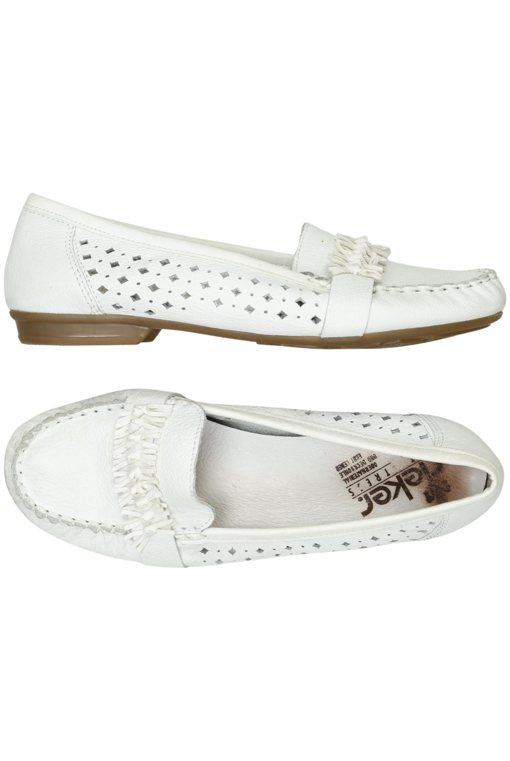 

Rieker Damen Halbschuh, weiß, Gr. 40