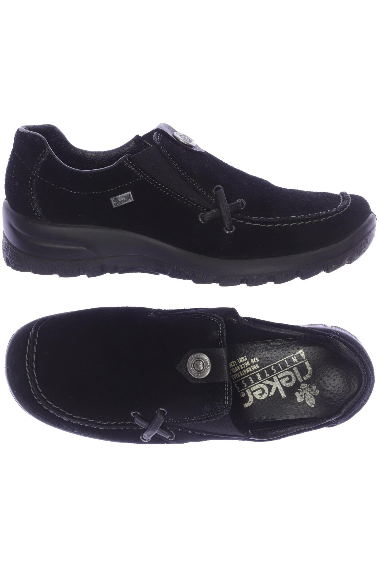 

Rieker Damen Halbschuh, schwarz, Gr. 36