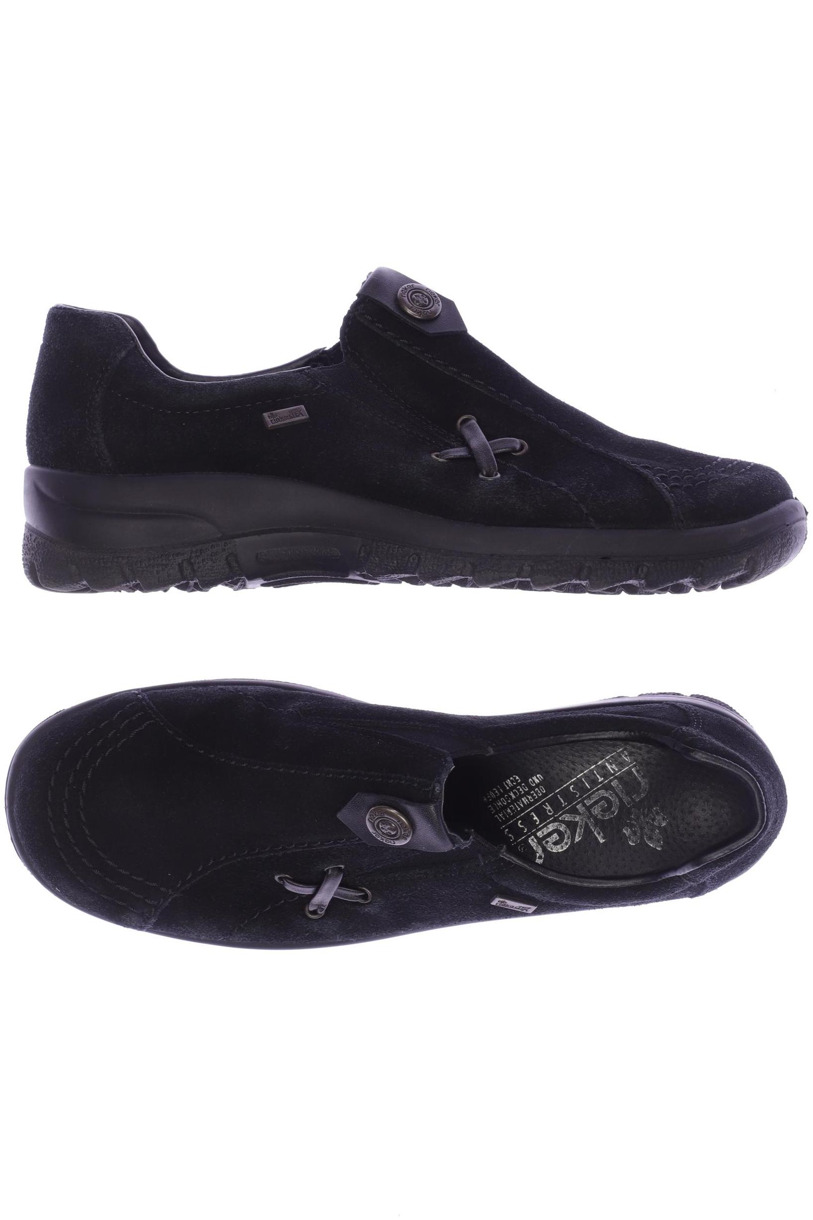 

Rieker Damen Halbschuh, schwarz, Gr. 39