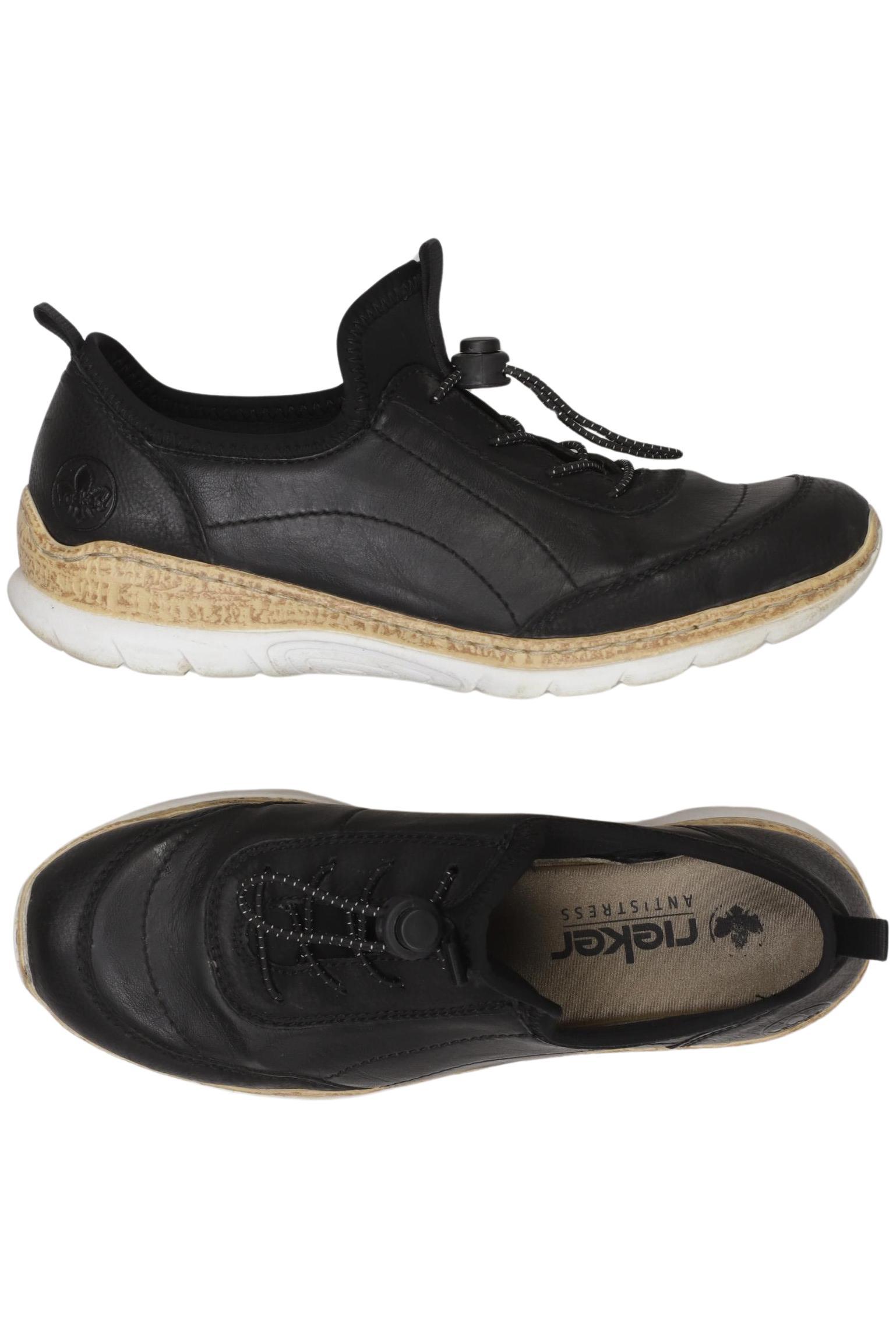 

Rieker Damen Halbschuh, schwarz, Gr. 39