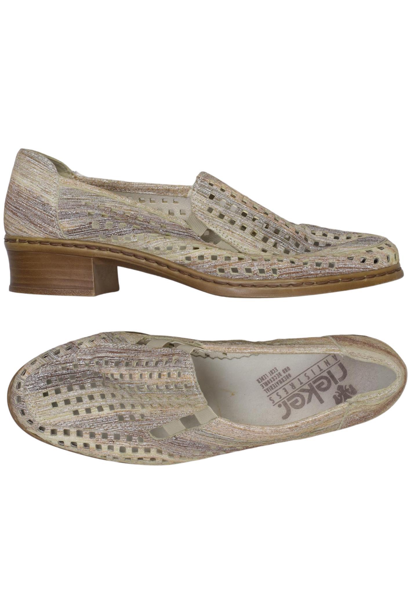 

Rieker Damen Halbschuh, beige, Gr. 6.5