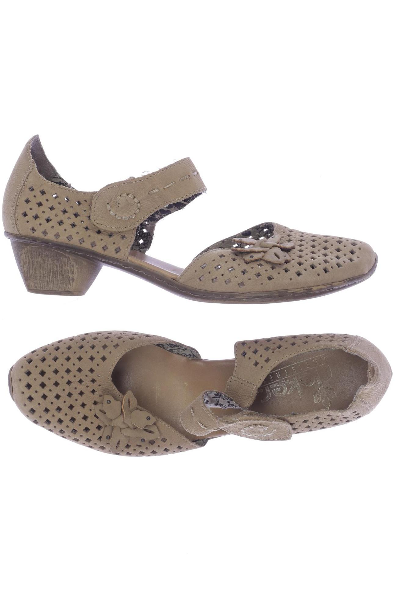 

Rieker Damen Halbschuh, beige, Gr. 39