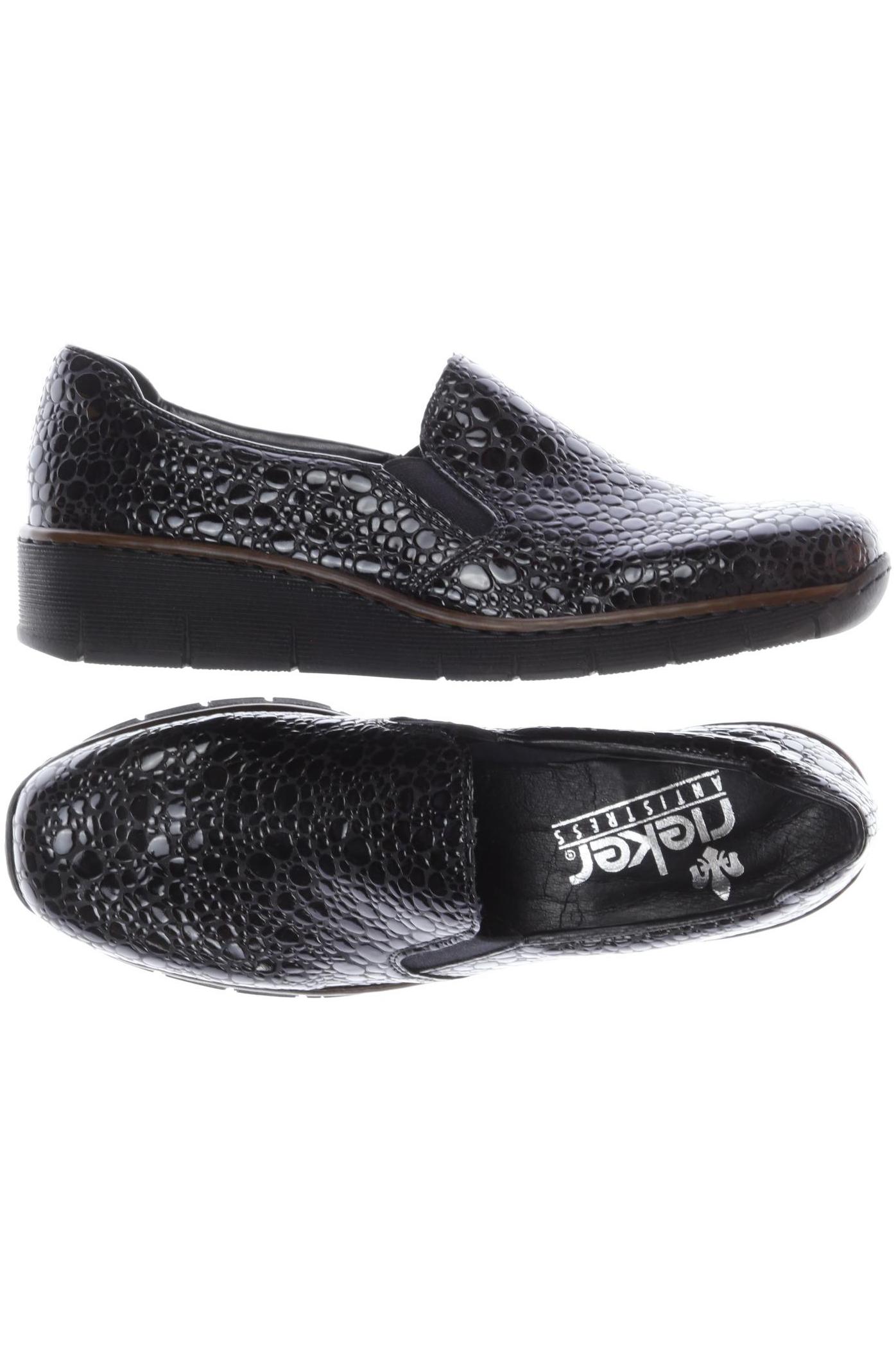 

Rieker Damen Halbschuh, schwarz, Gr. 39