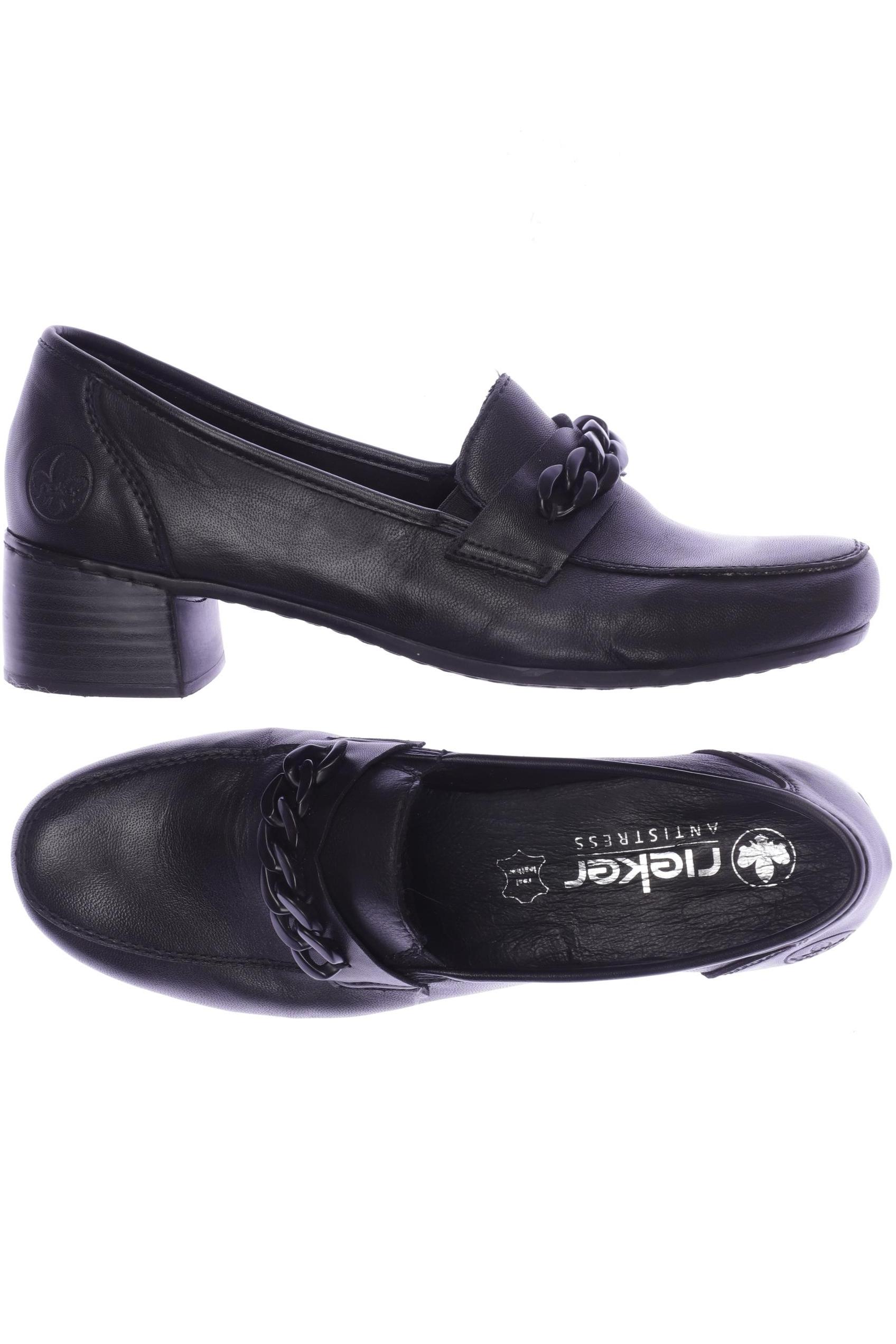 

Rieker Damen Halbschuh, schwarz, Gr. 40