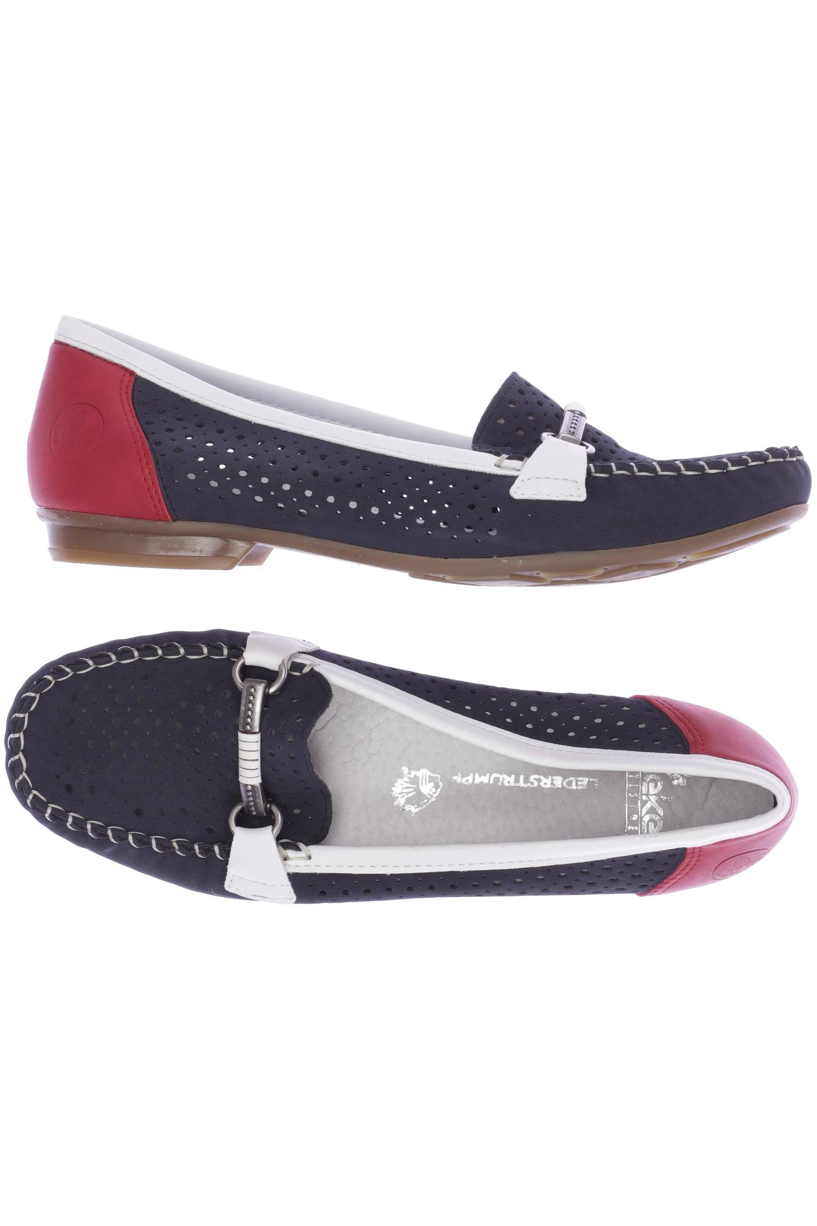 

Rieker Damen Halbschuh, marineblau, Gr. 42