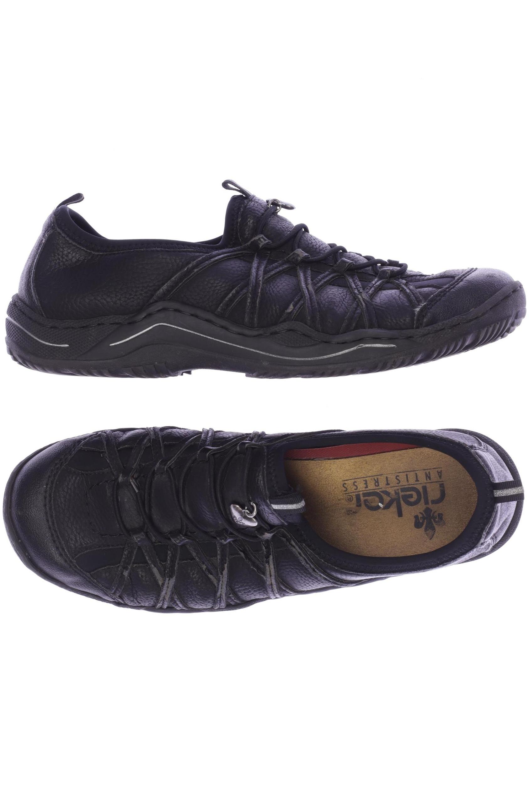 

Rieker Damen Halbschuh, schwarz, Gr. 41