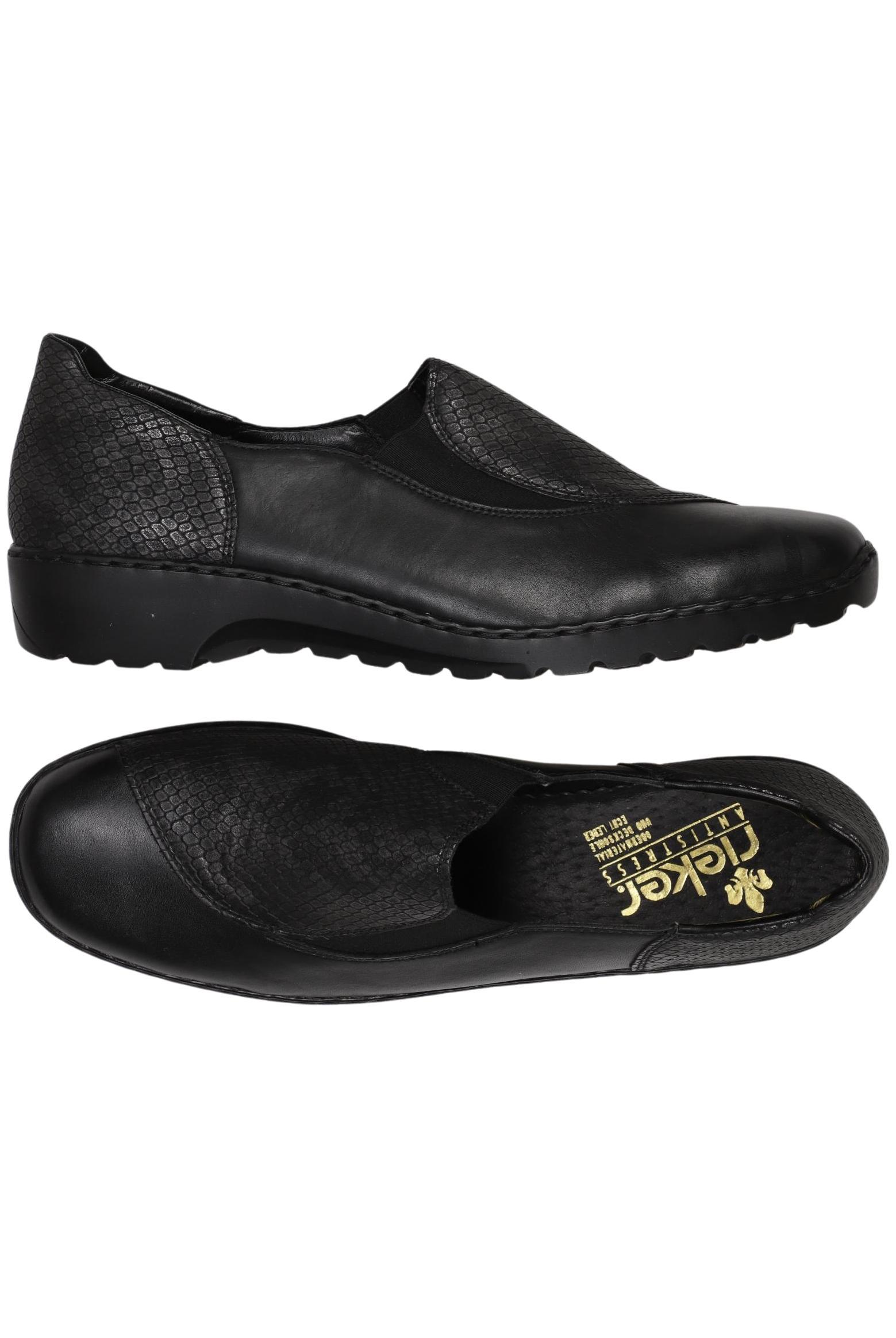 

Rieker Damen Halbschuh, schwarz, Gr. 42