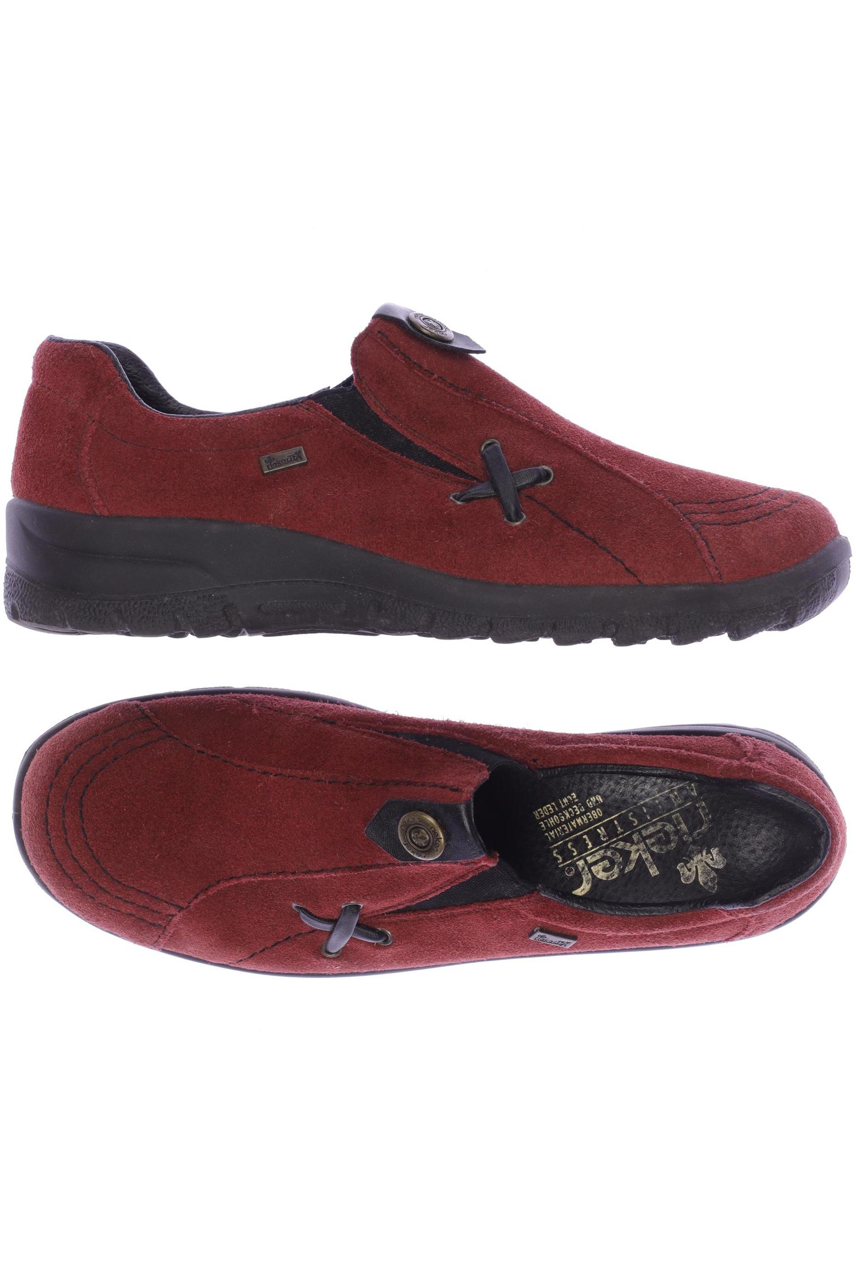 

Rieker Damen Halbschuh, rot, Gr. 40