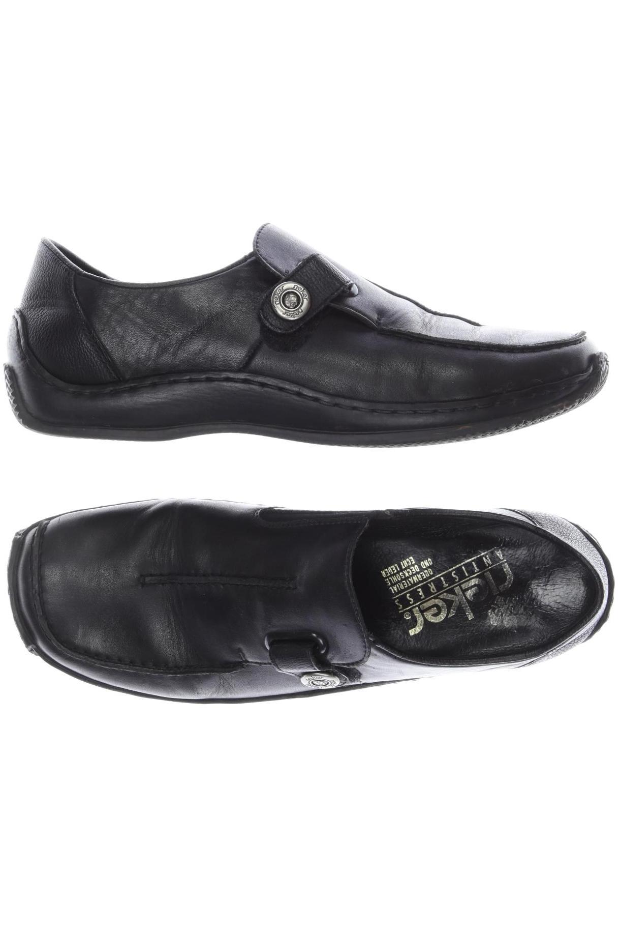 

Rieker Damen Halbschuh, schwarz, Gr. 39