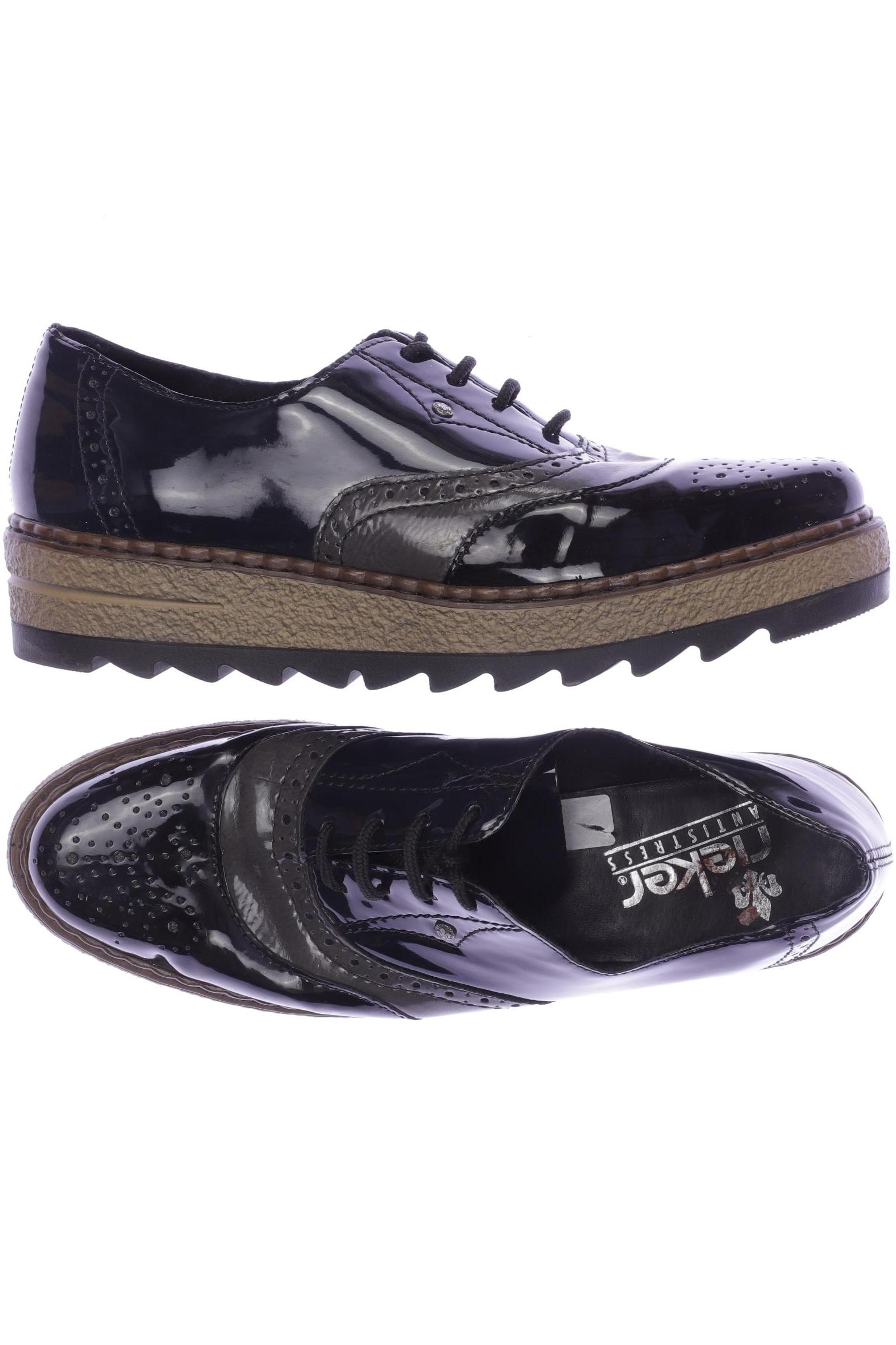 

Rieker Damen Halbschuh, schwarz, Gr. 42
