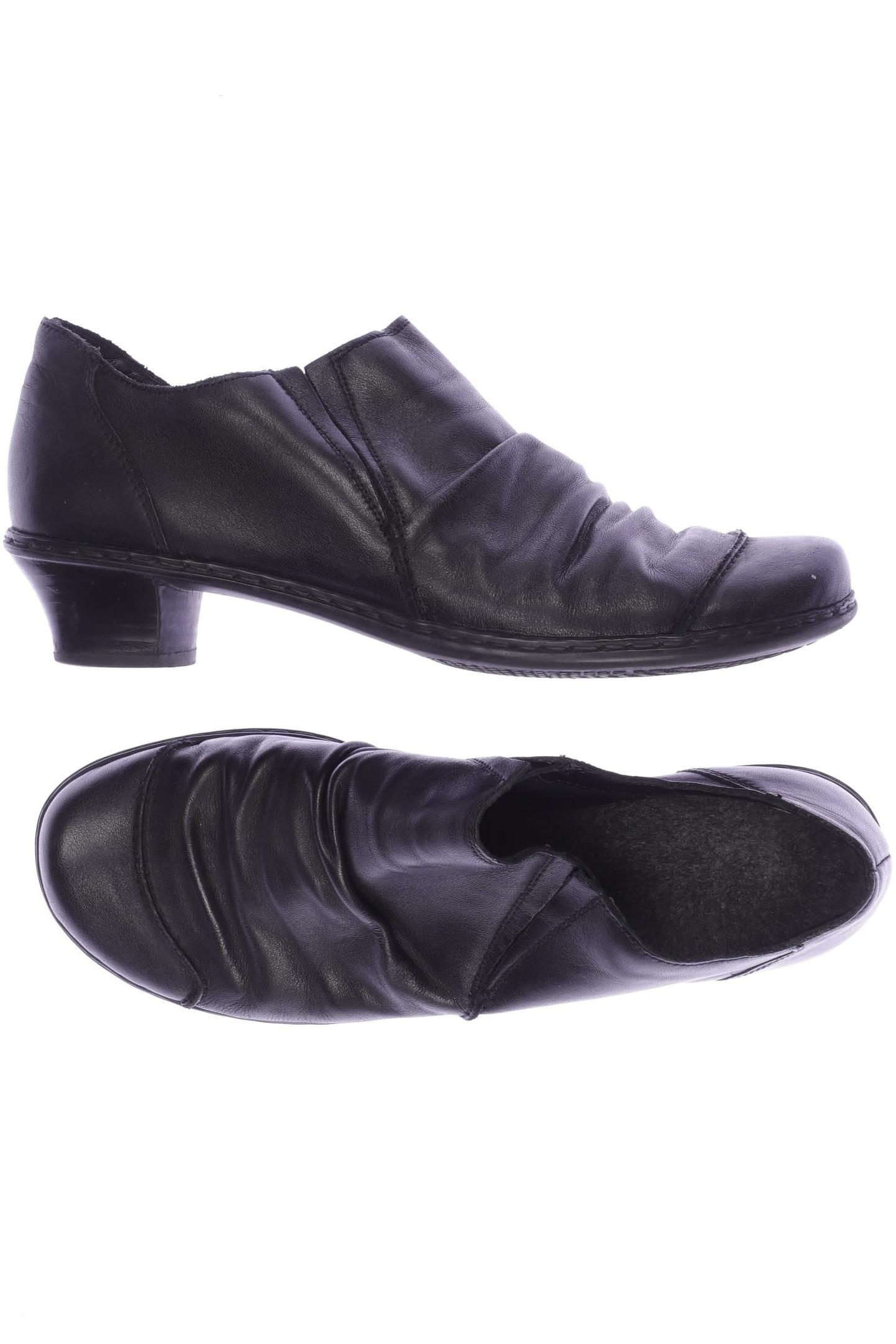 

Rieker Damen Halbschuh, schwarz, Gr. 39