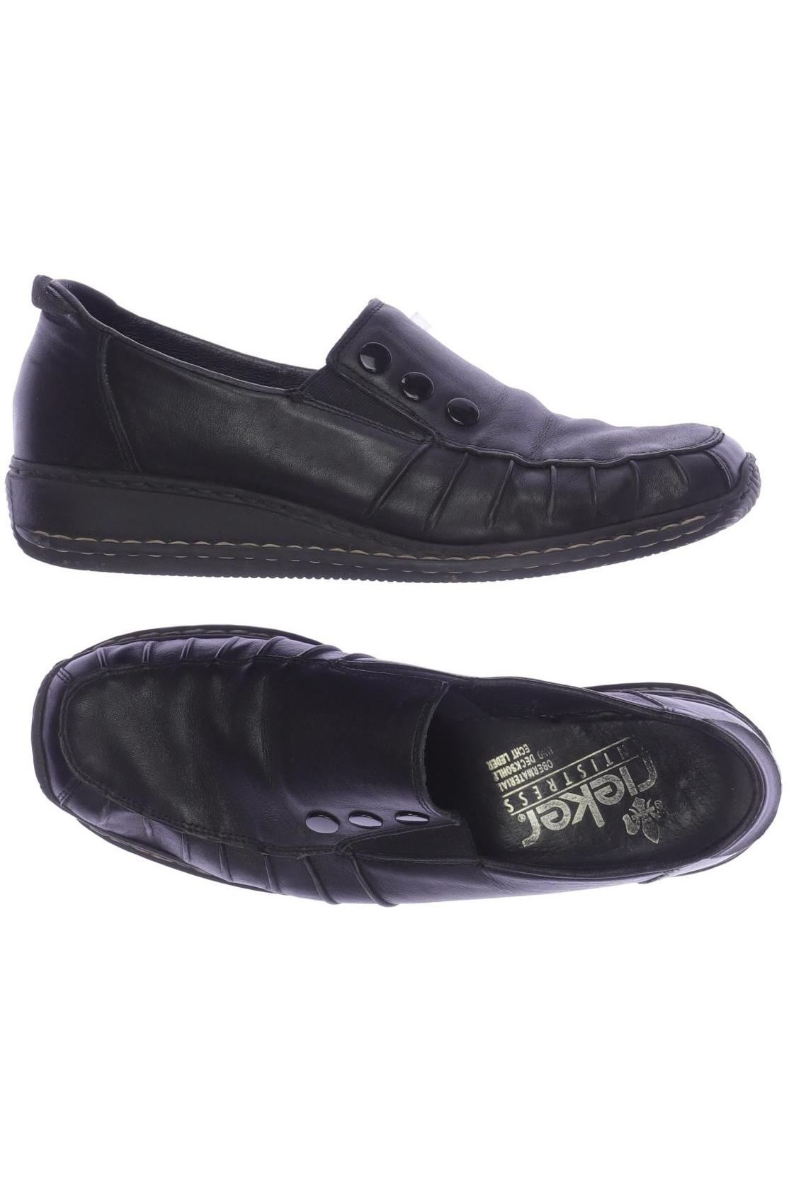 

Rieker Damen Halbschuh, schwarz, Gr. 39