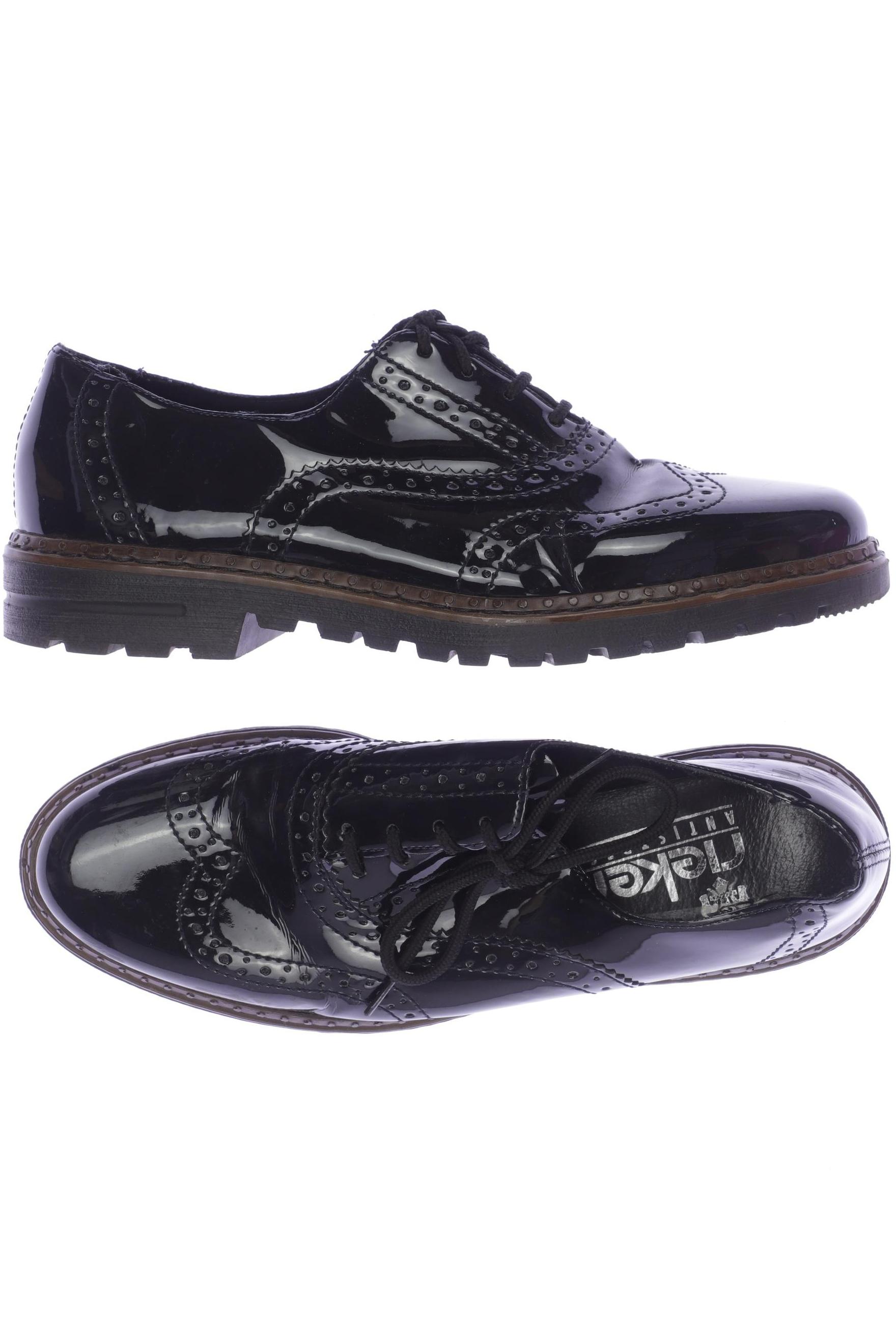 

Rieker Damen Halbschuh, schwarz, Gr. 39