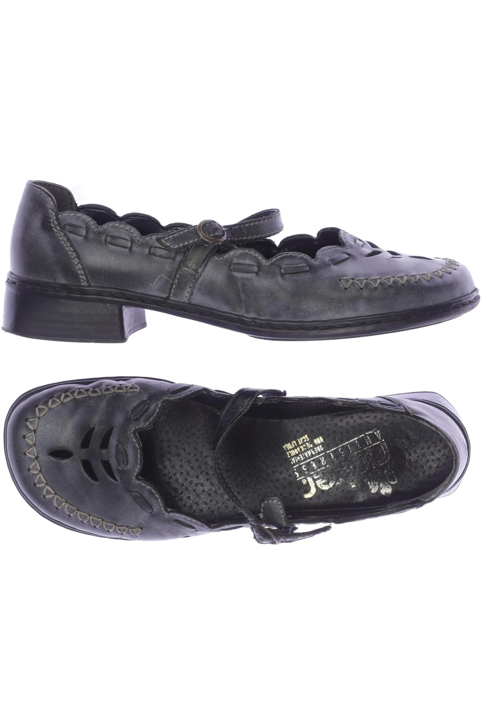 

Rieker Damen Halbschuh, blau, Gr. 38