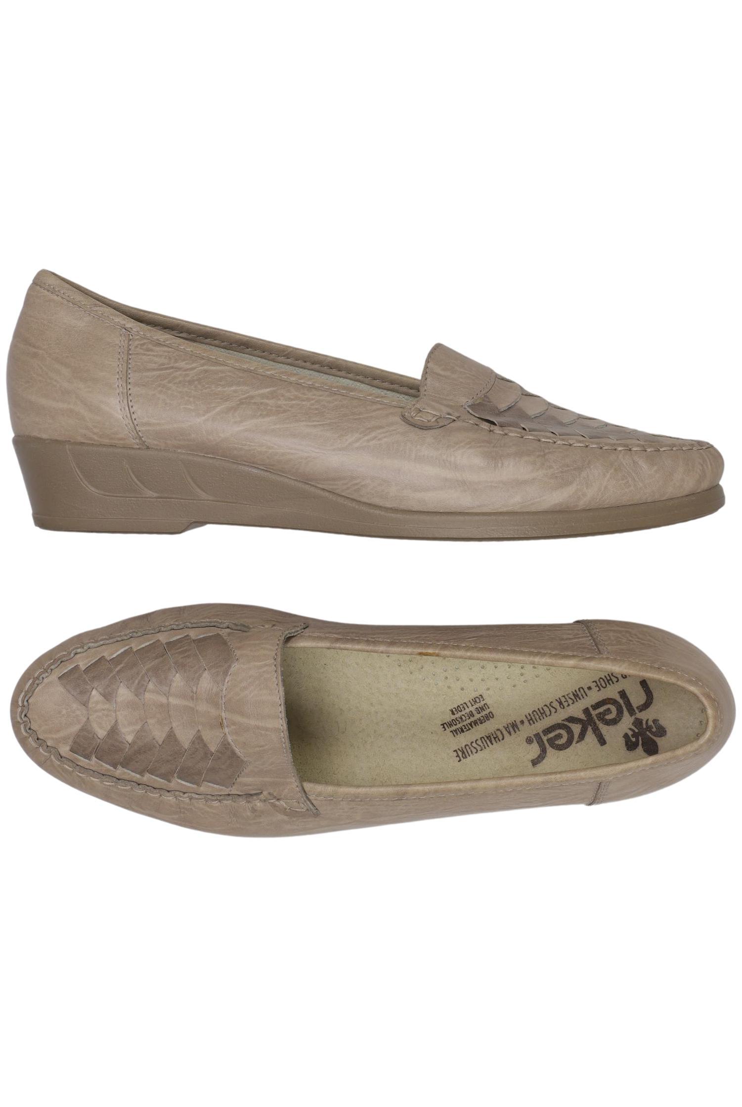 

Rieker Damen Halbschuh, beige, Gr. 7.5