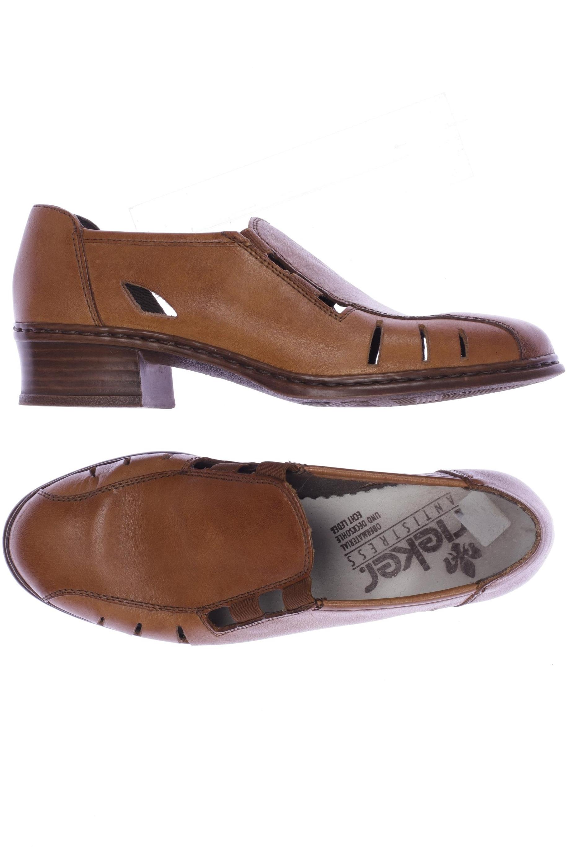 

Rieker Damen Halbschuh, braun, Gr. 3.5