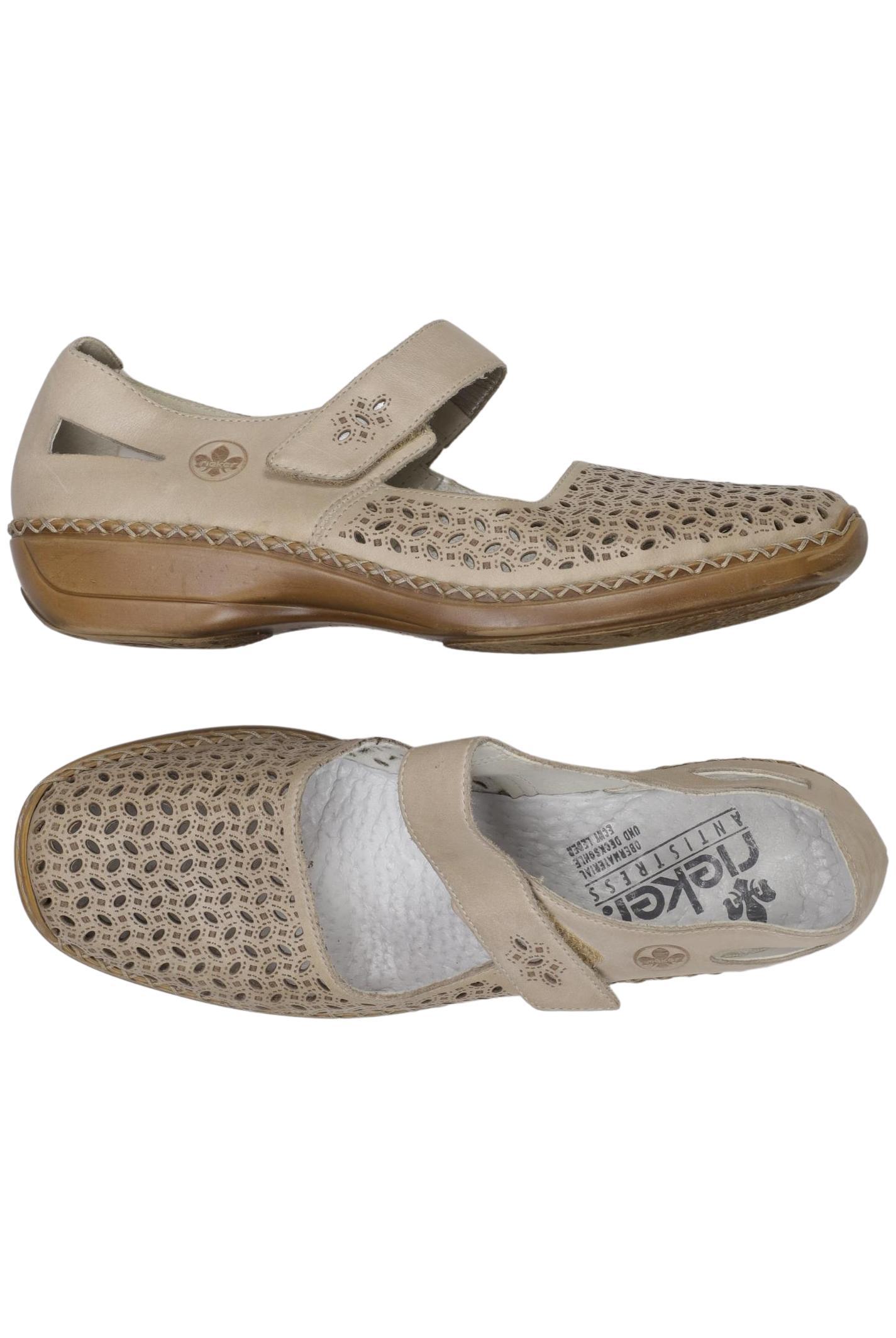 

Rieker Damen Halbschuh, beige, Gr. 40