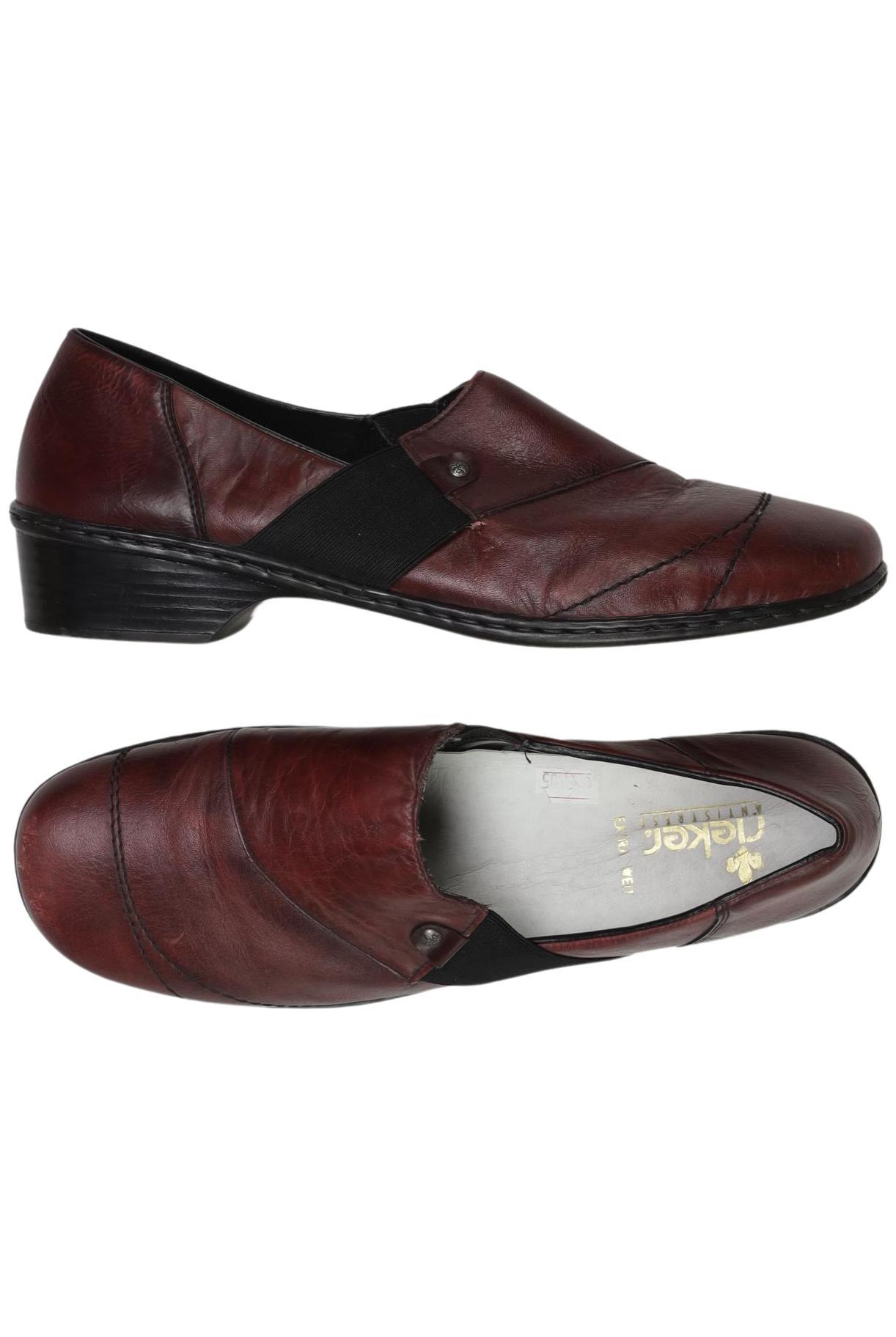 

Rieker Damen Halbschuh, bordeaux, Gr. 42