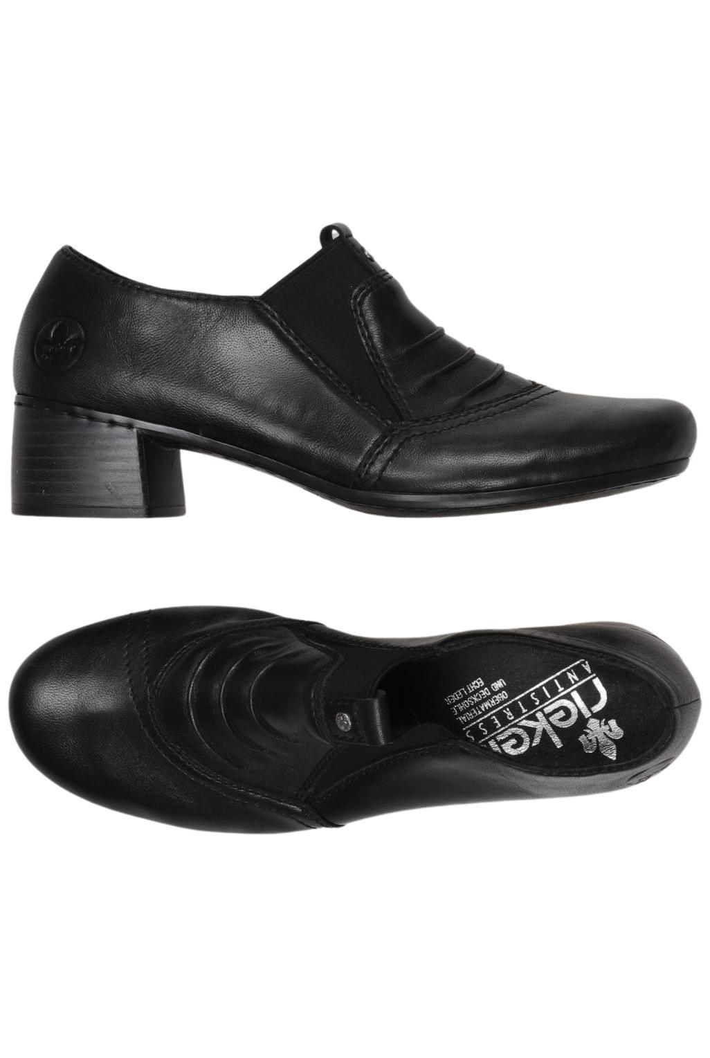

Rieker Damen Halbschuh, schwarz, Gr. 38