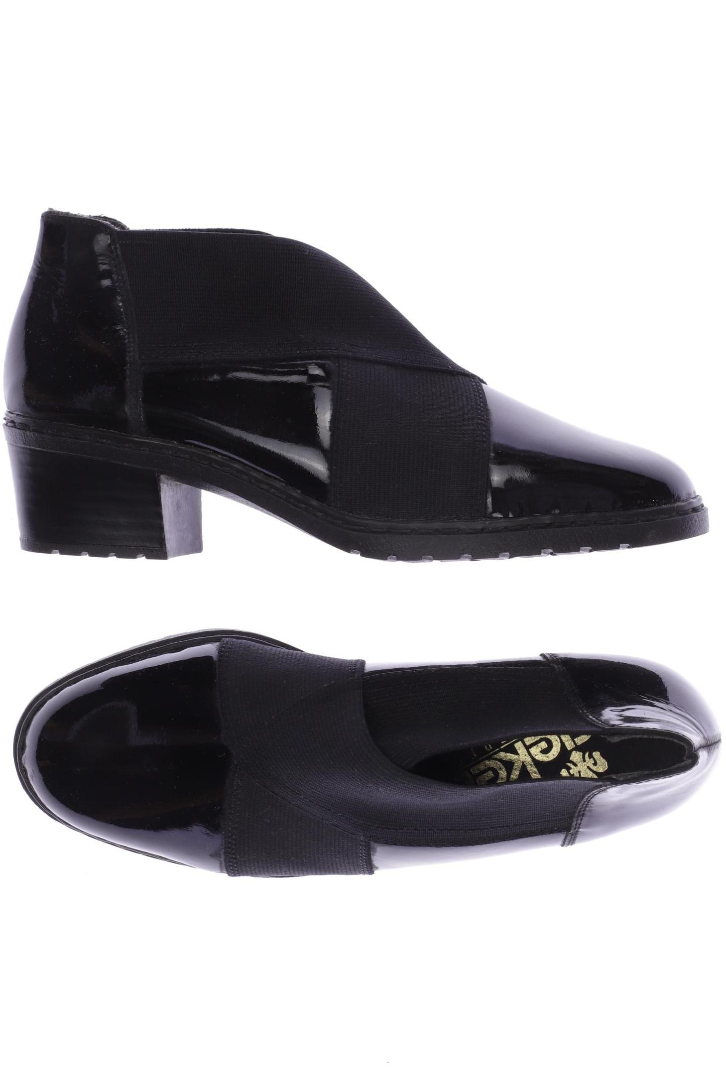 

Rieker Damen Halbschuh, schwarz, Gr. 4