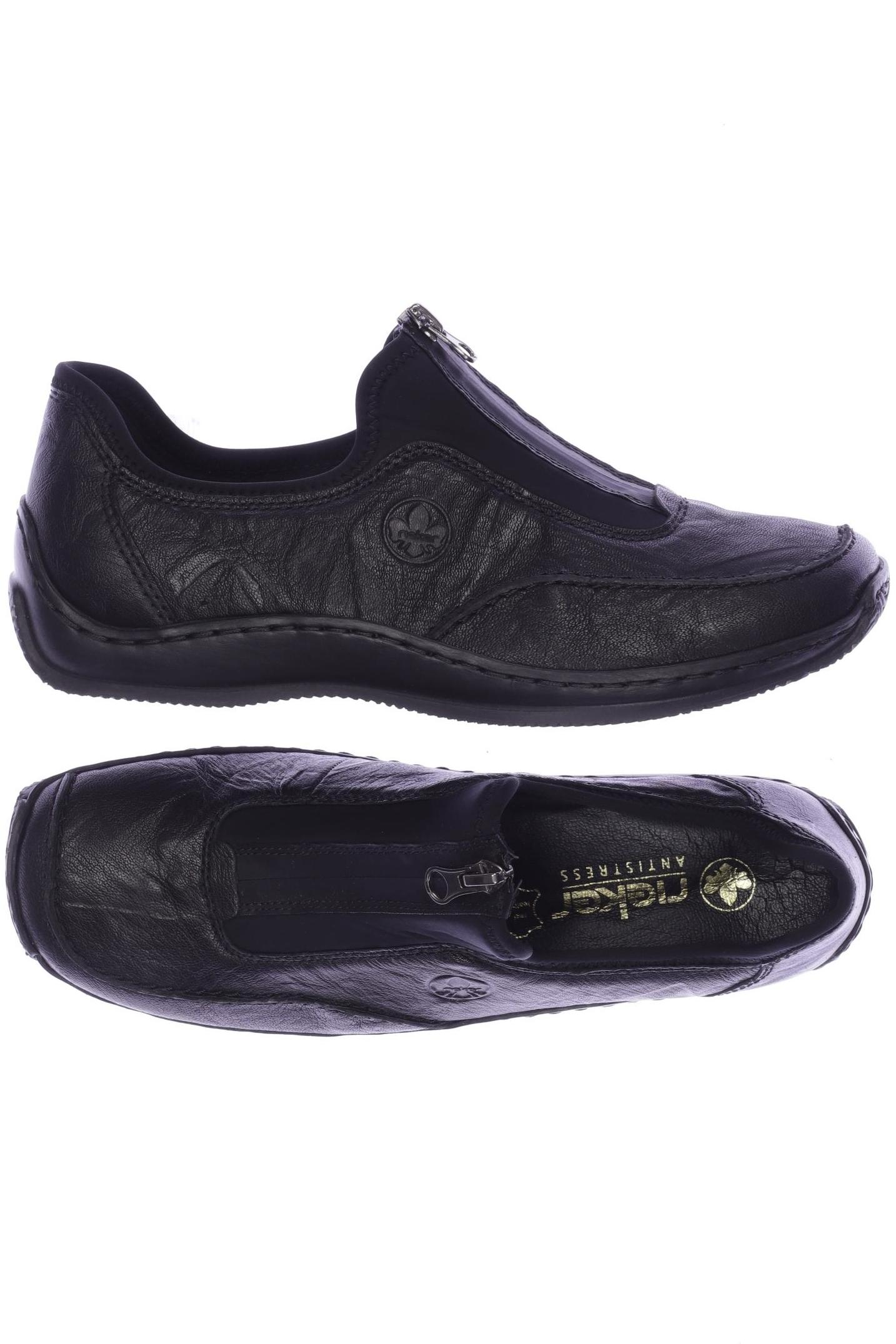 

Rieker Damen Halbschuh, schwarz, Gr. 42