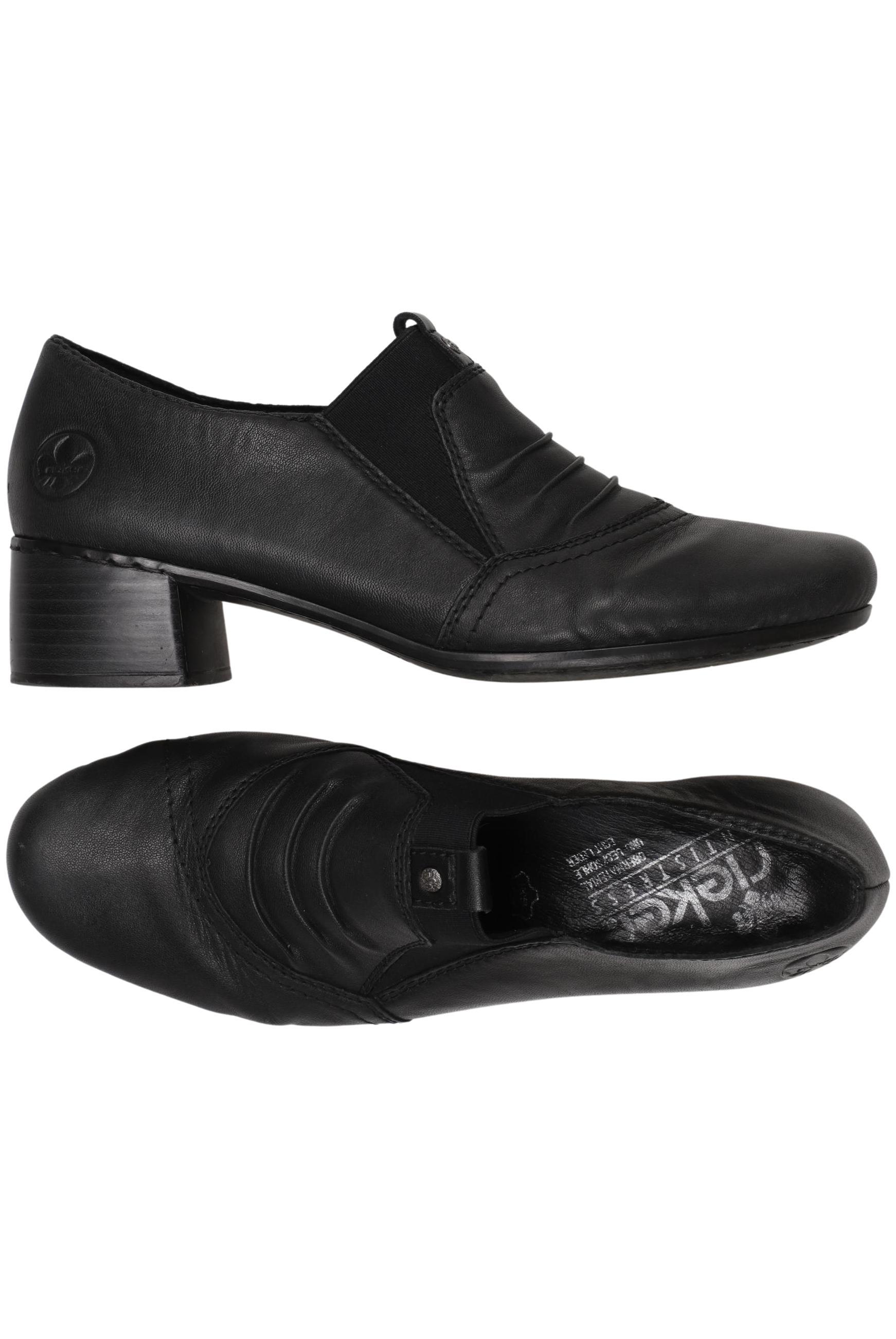 

Rieker Damen Halbschuh, schwarz, Gr. 39