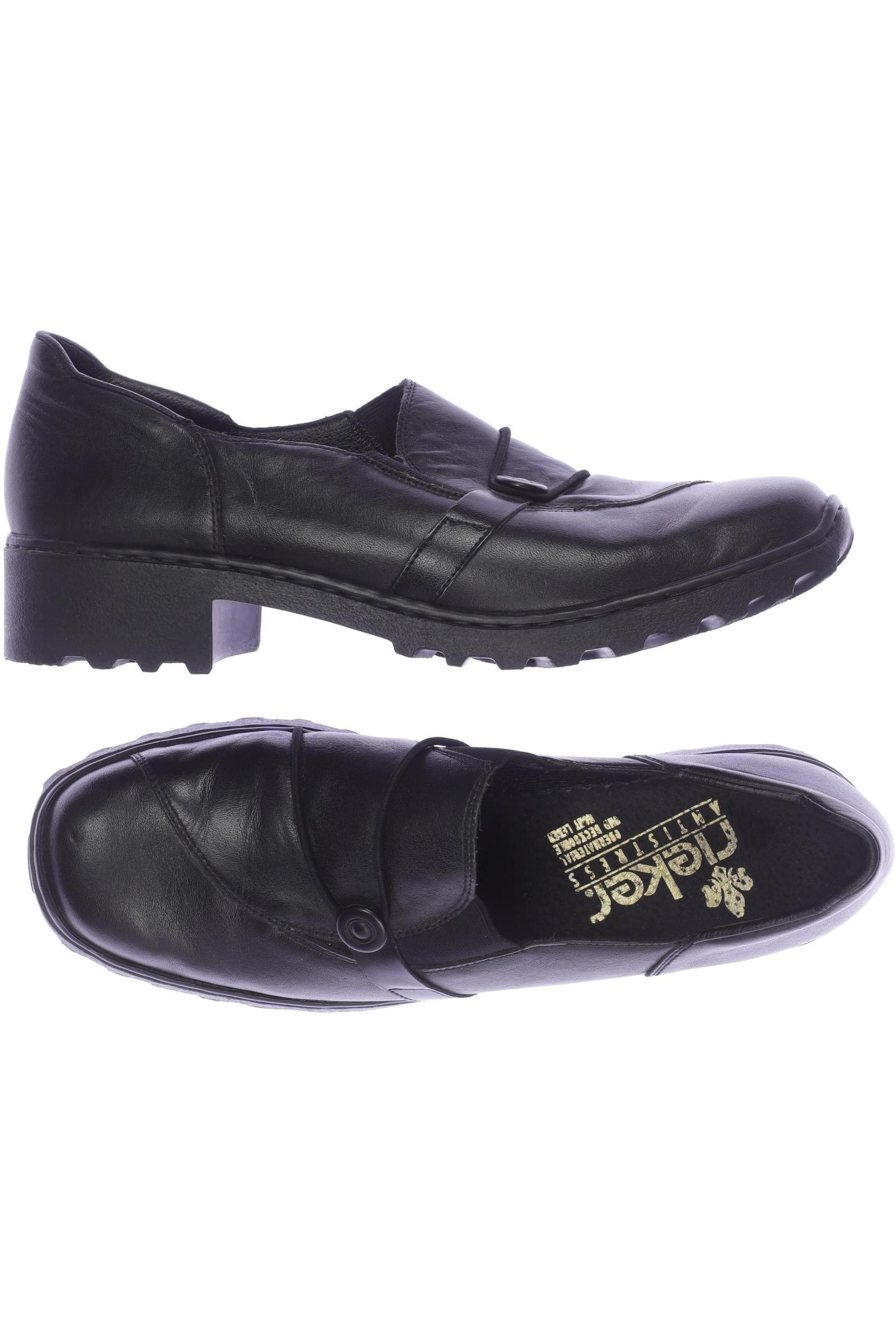 

Rieker Damen Halbschuh, schwarz, Gr. 40