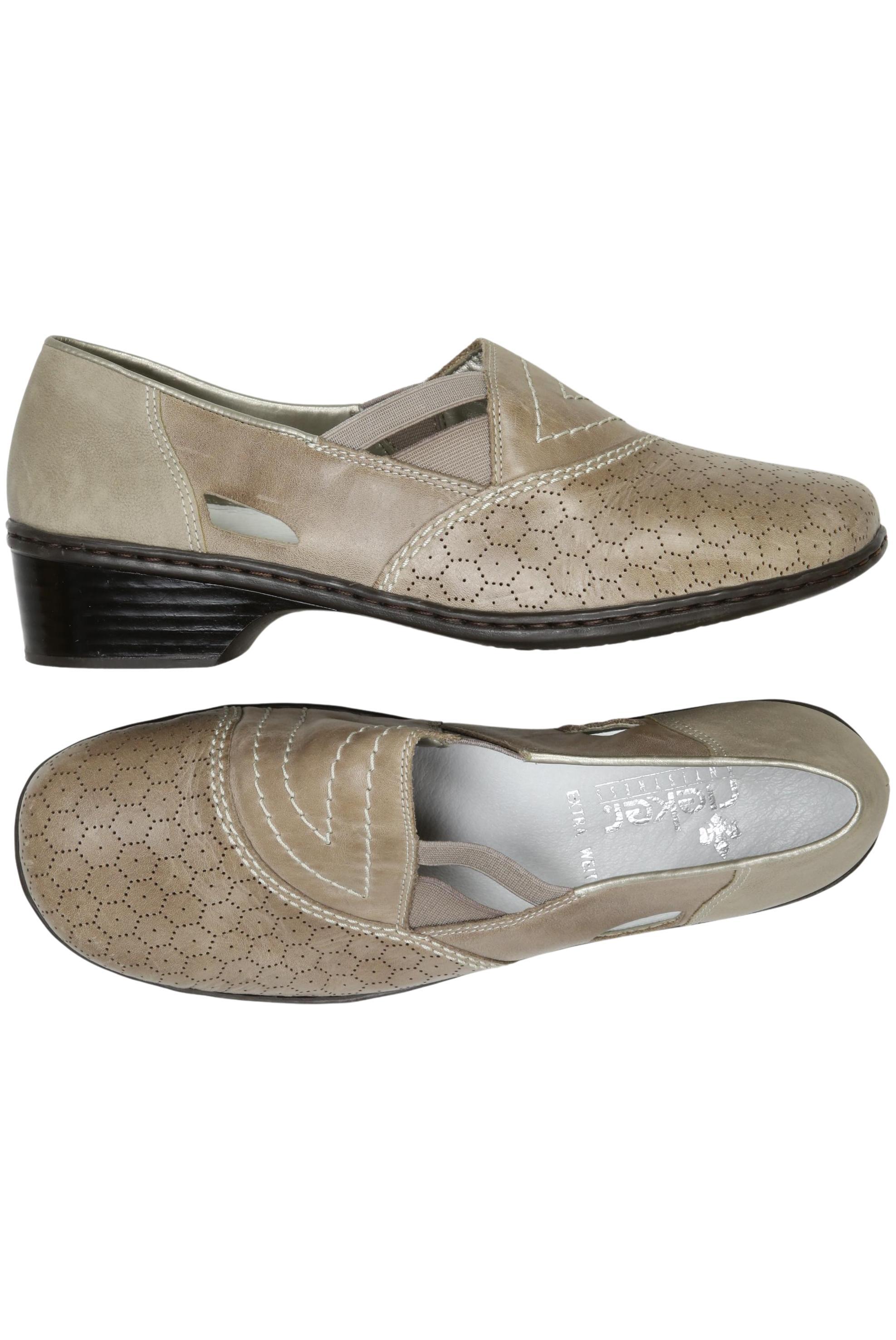 

Rieker Damen Halbschuh, beige, Gr. 37