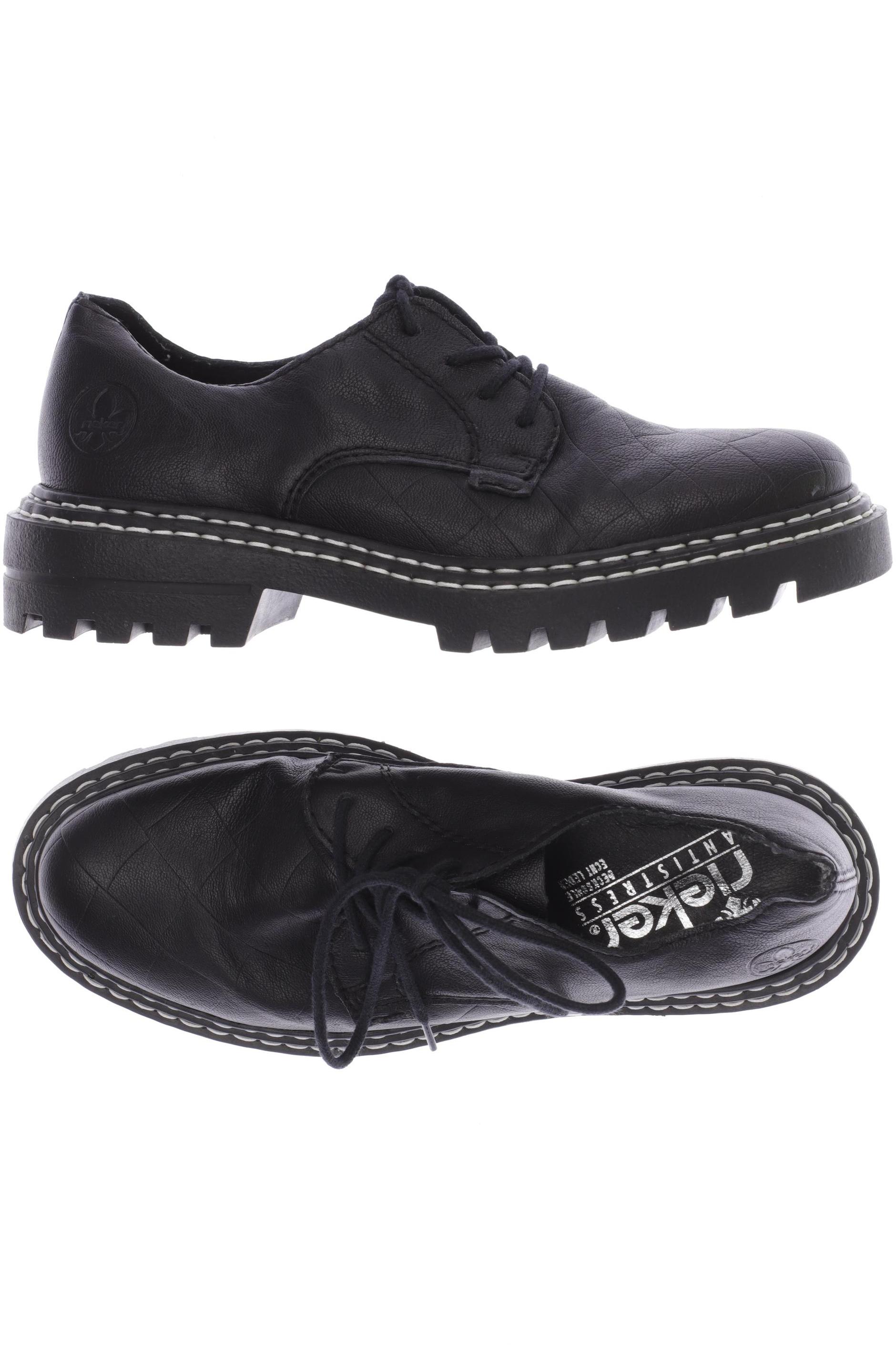 

Rieker Damen Halbschuh, schwarz, Gr. 36
