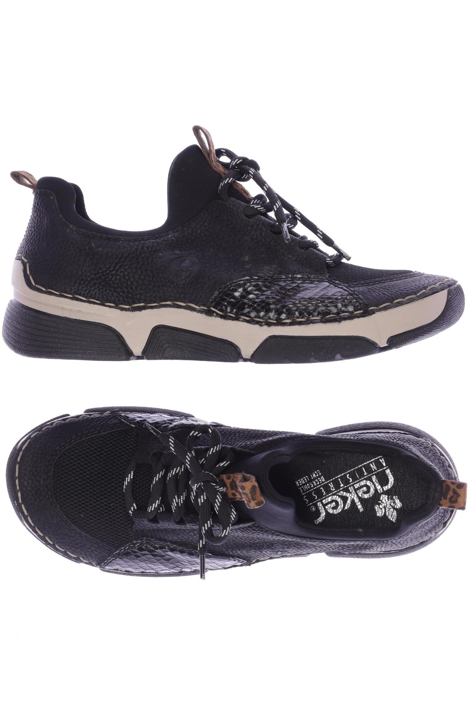 

Rieker Damen Halbschuh, schwarz, Gr. 37