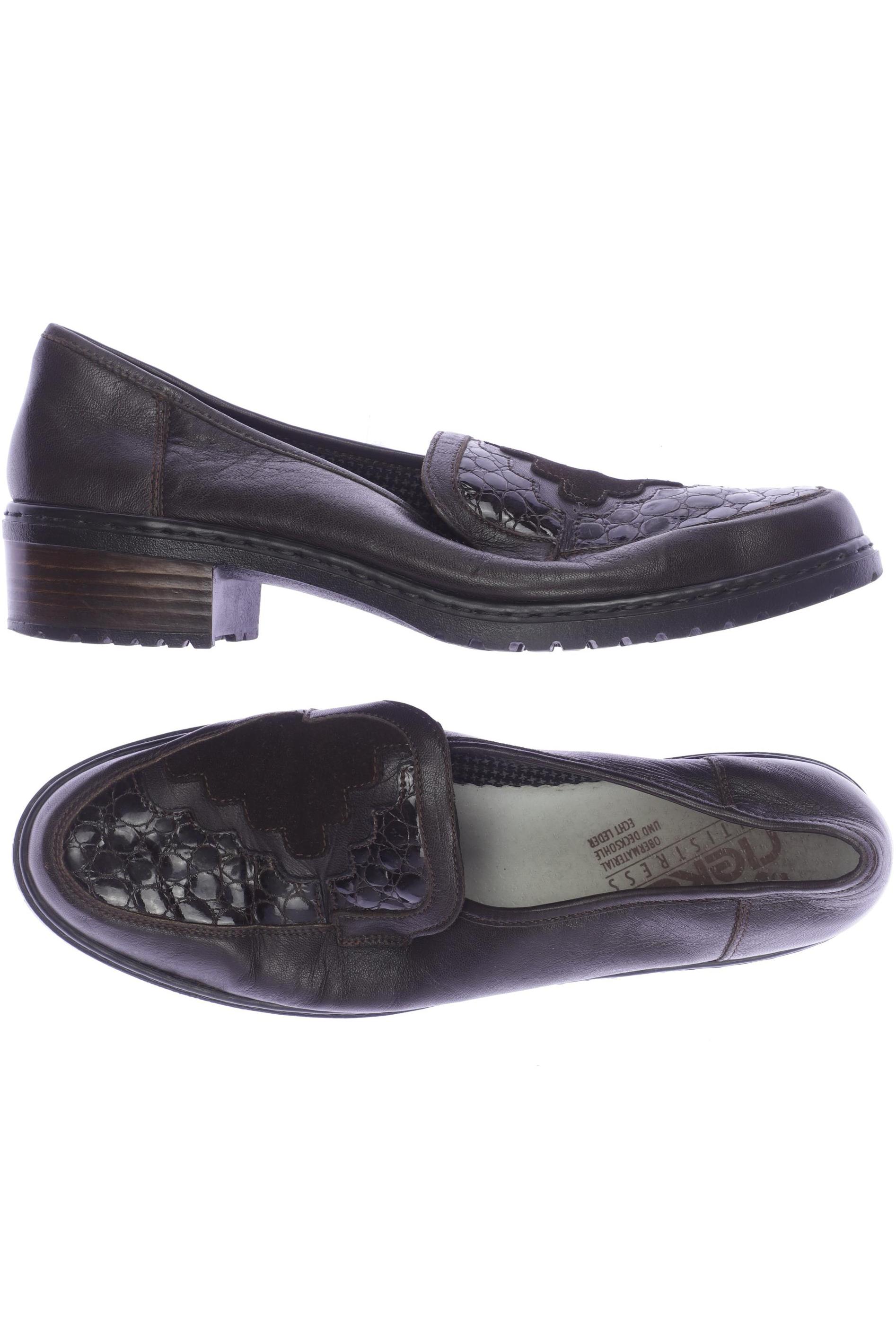 

Rieker Damen Halbschuh, braun, Gr. 7