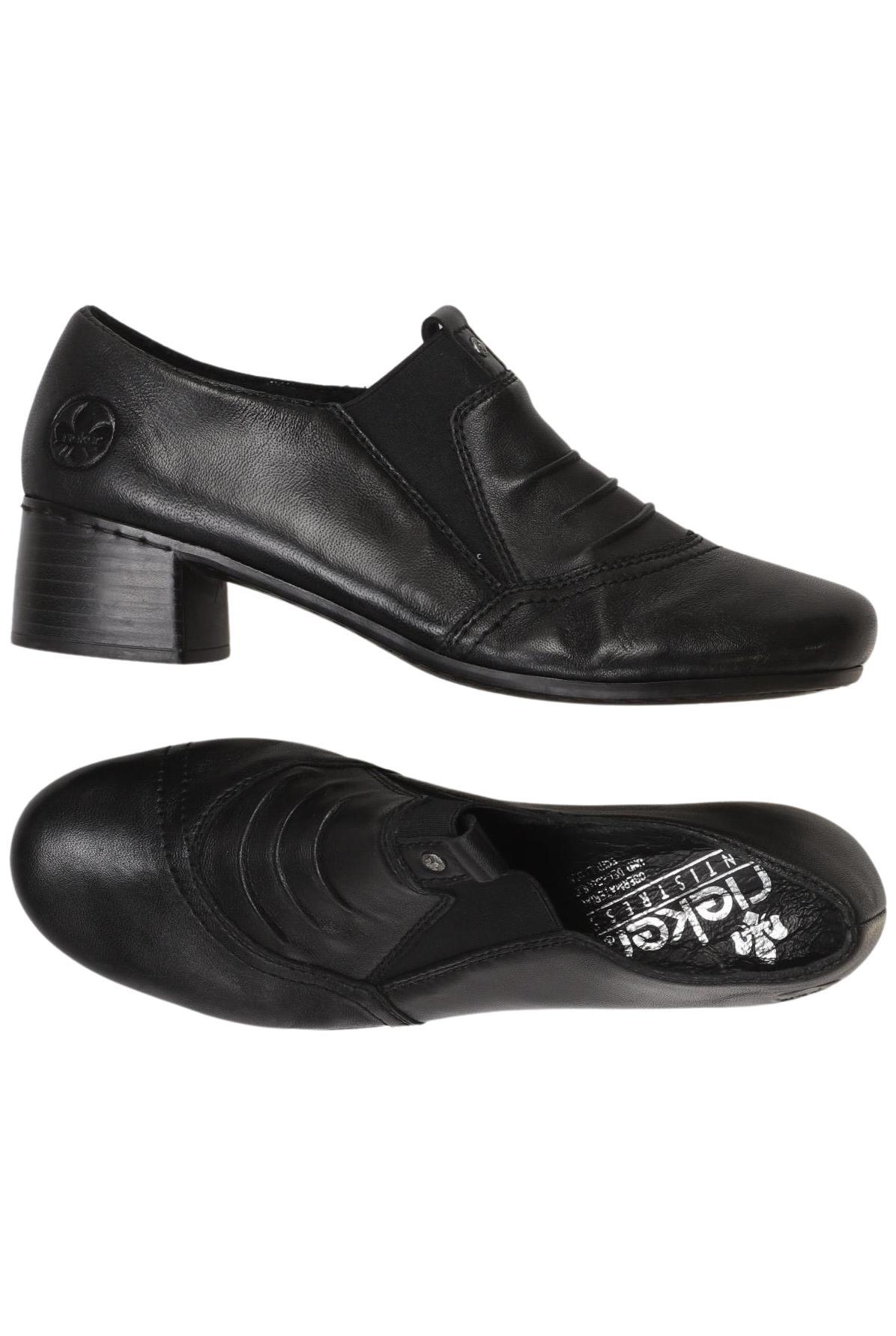 

Rieker Damen Halbschuh, schwarz, Gr. 38