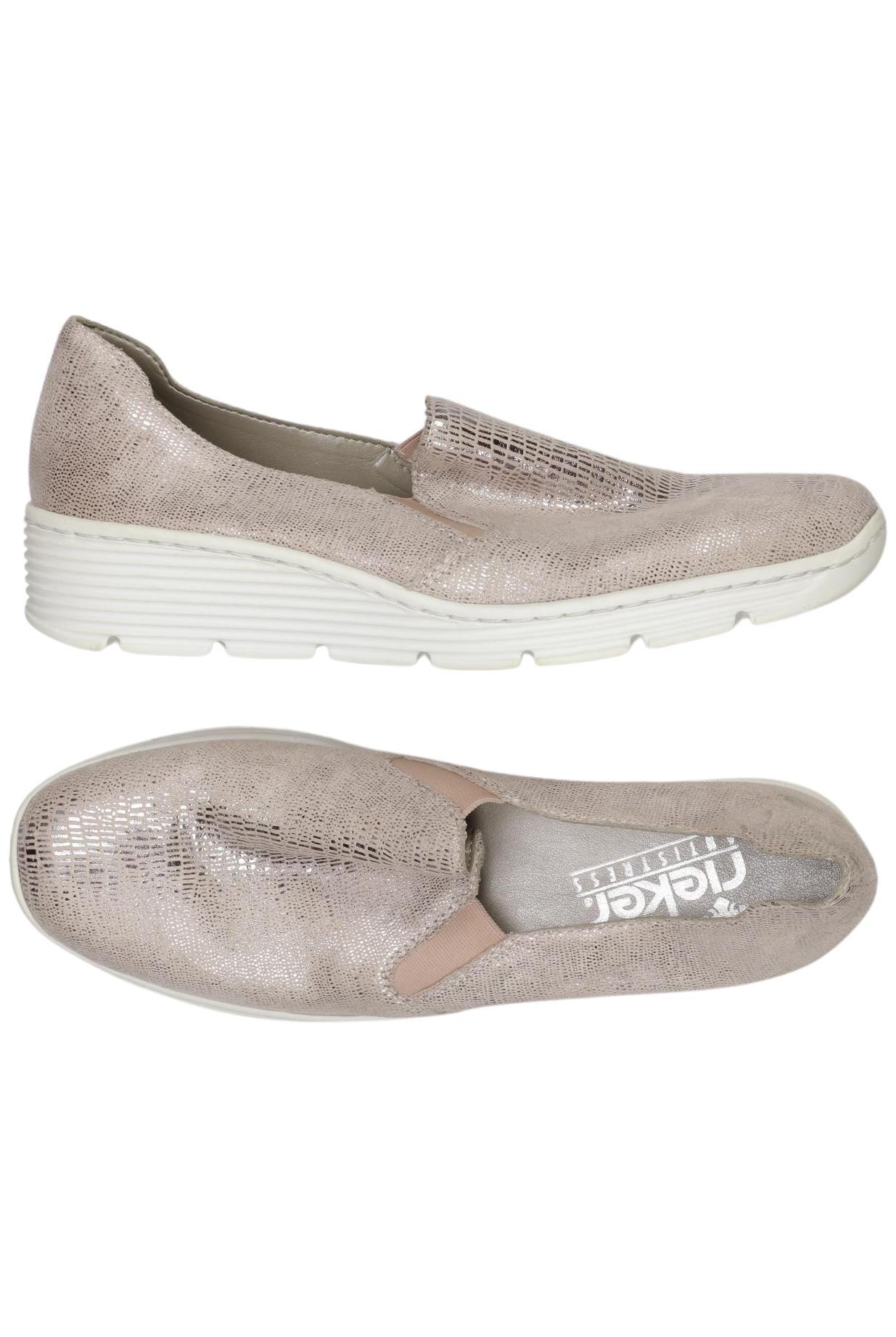 

Rieker Damen Halbschuh, beige, Gr. 40