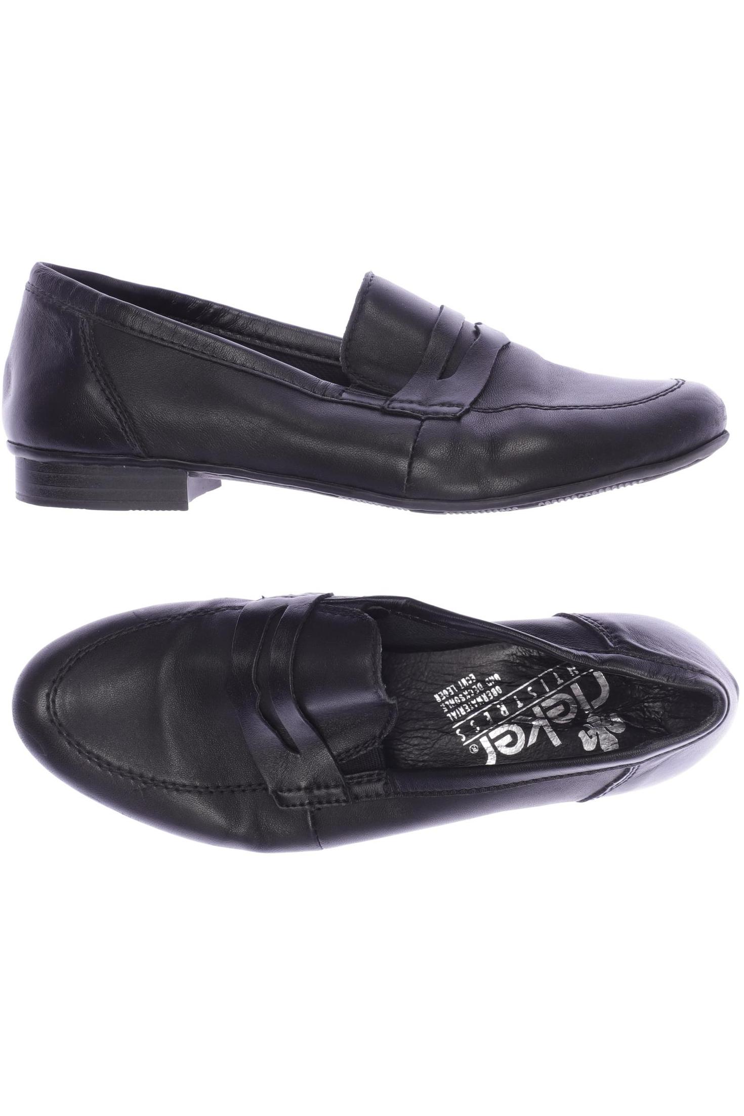

Rieker Damen Halbschuh, schwarz, Gr. 36
