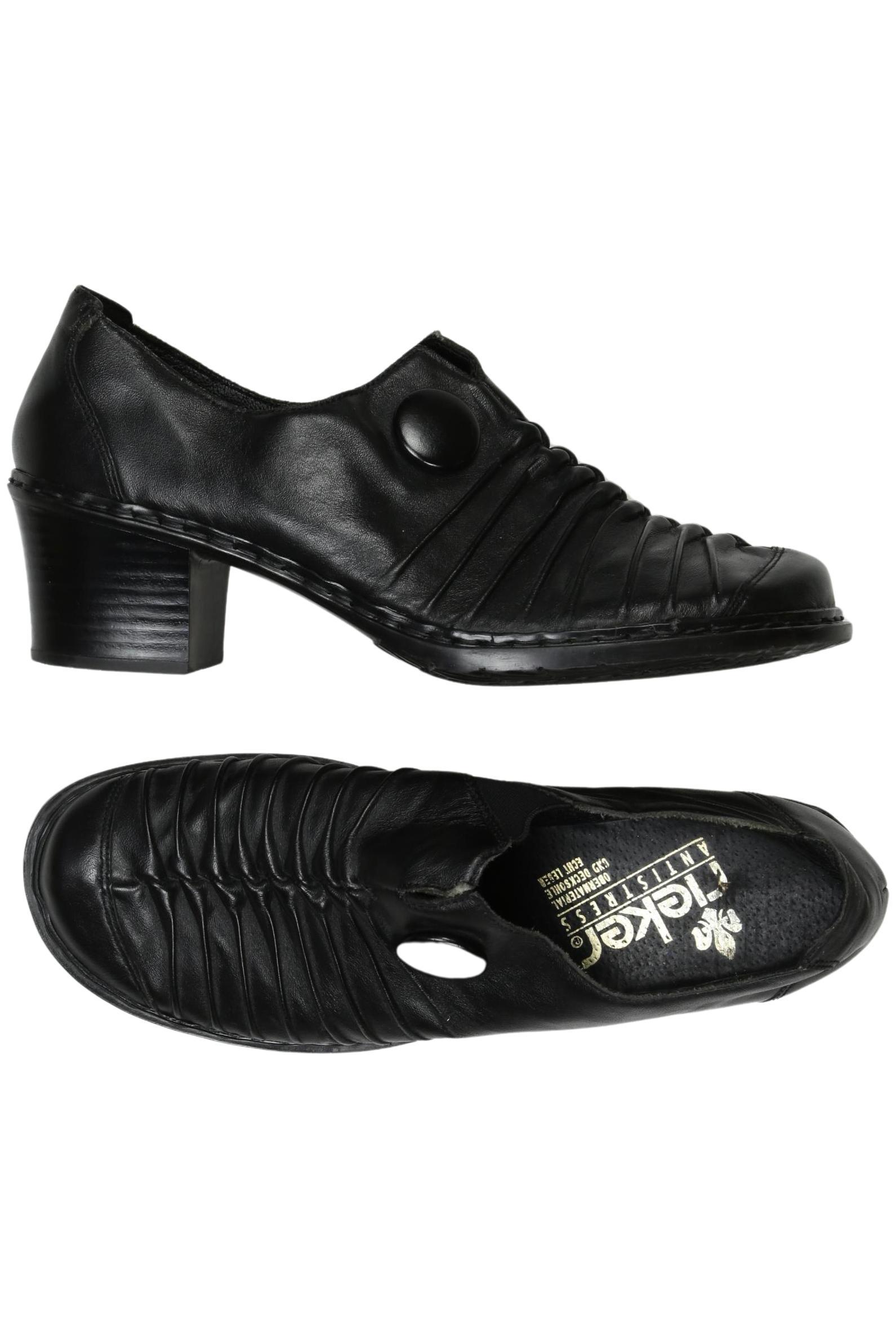 

Rieker Damen Halbschuh, schwarz, Gr. 39