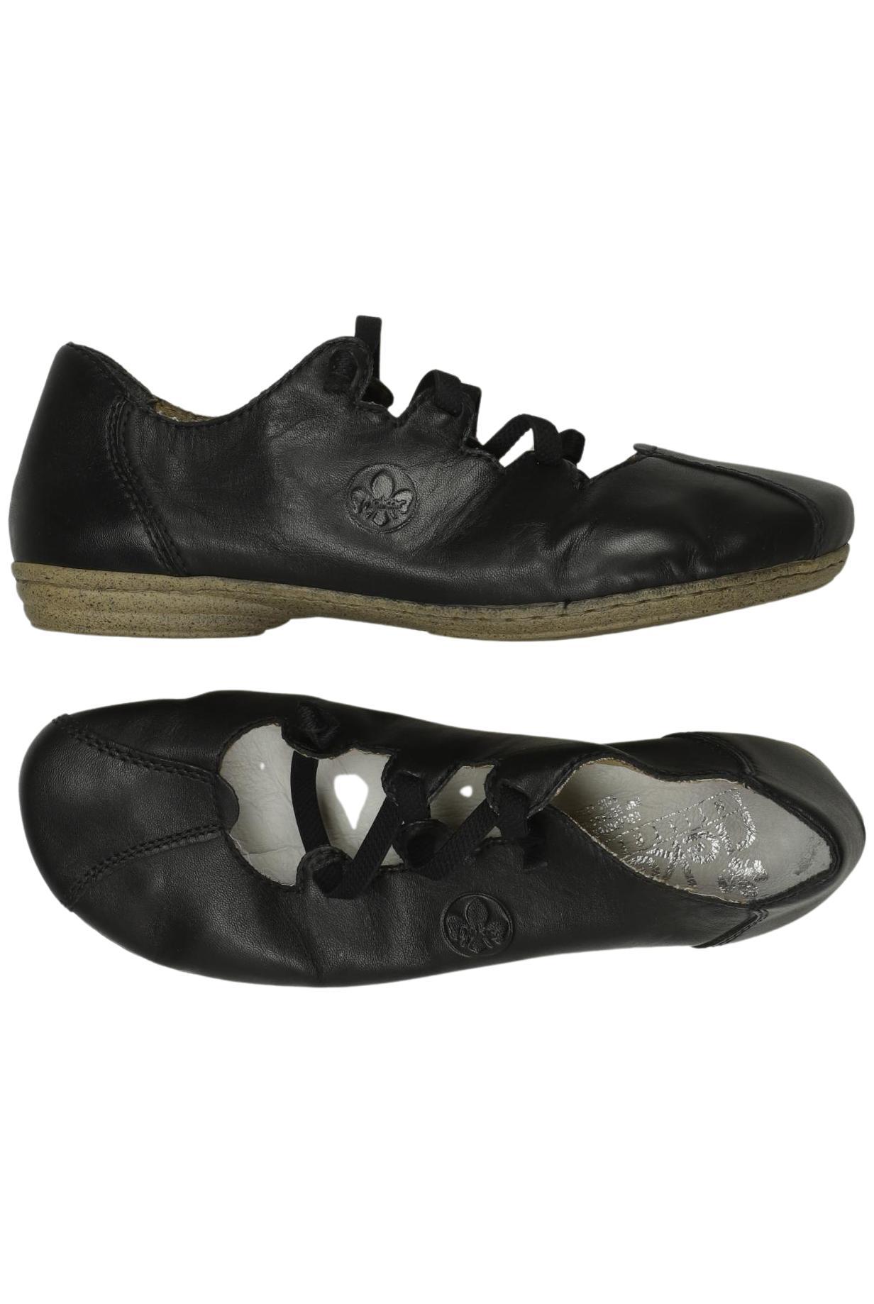 

Rieker Damen Halbschuh, schwarz, Gr. 39