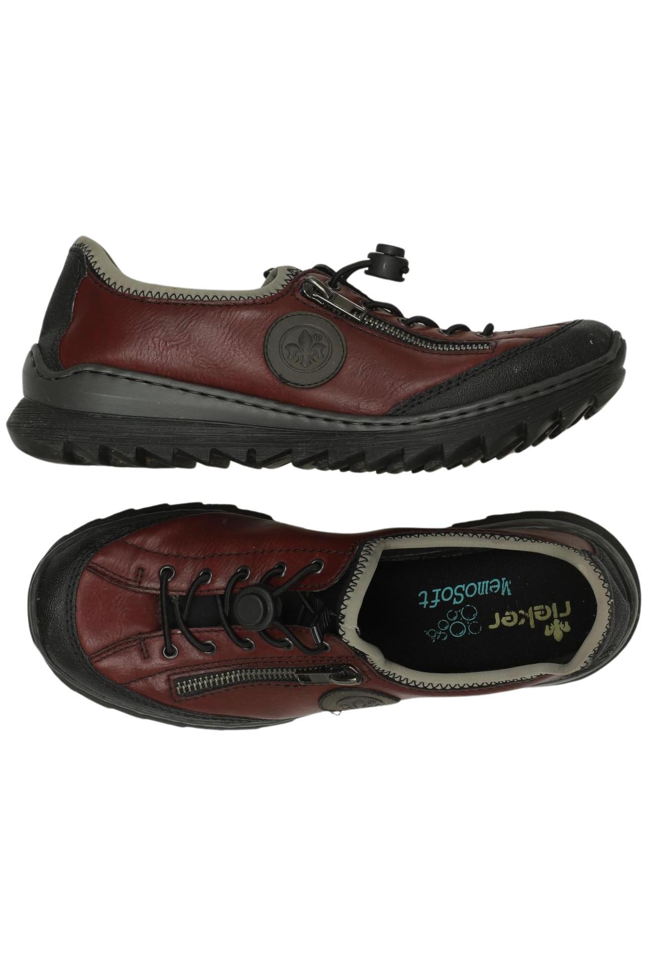 

Rieker Damen Halbschuh, rot, Gr. 36