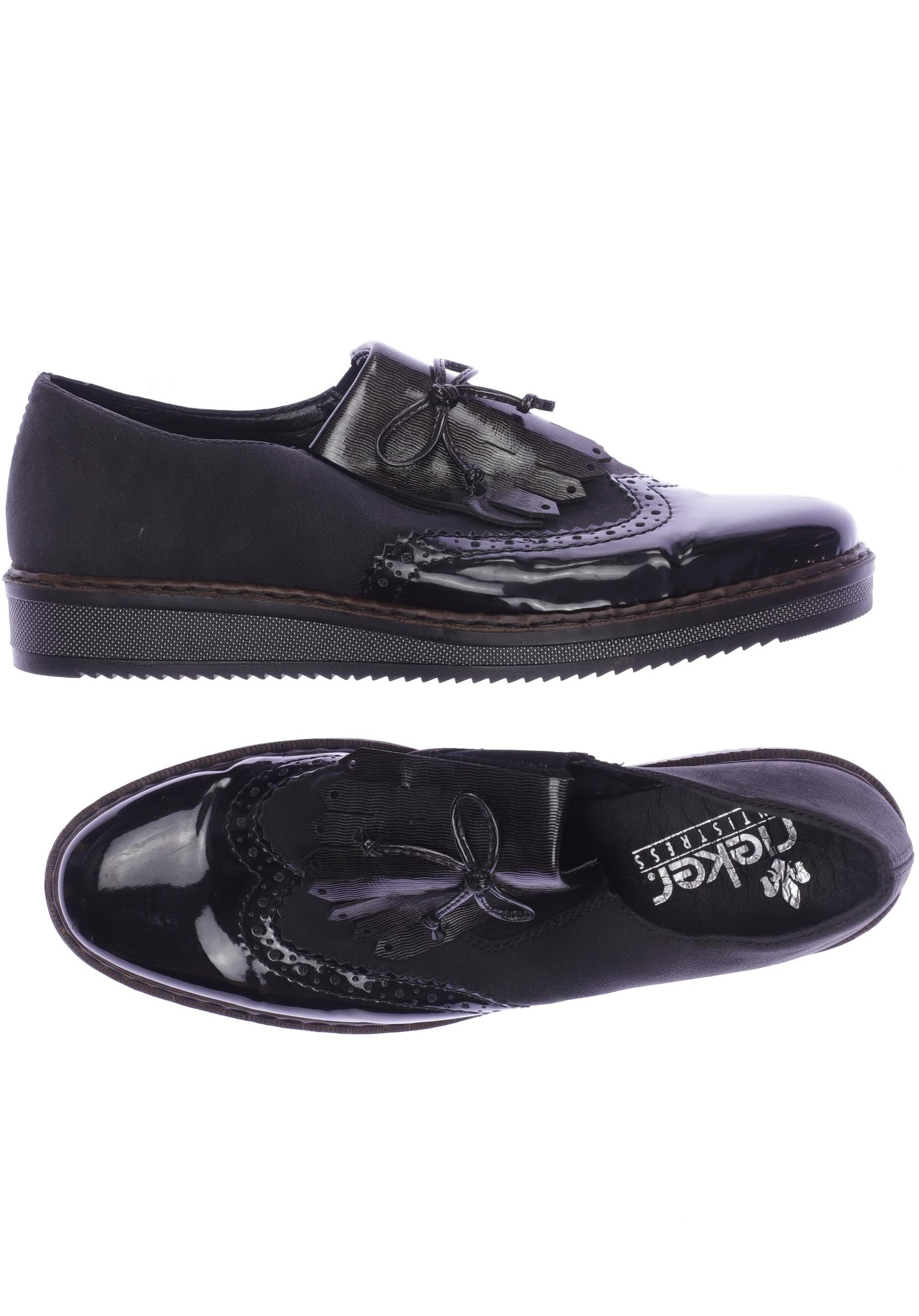 

Rieker Damen Halbschuh, schwarz, Gr. 41