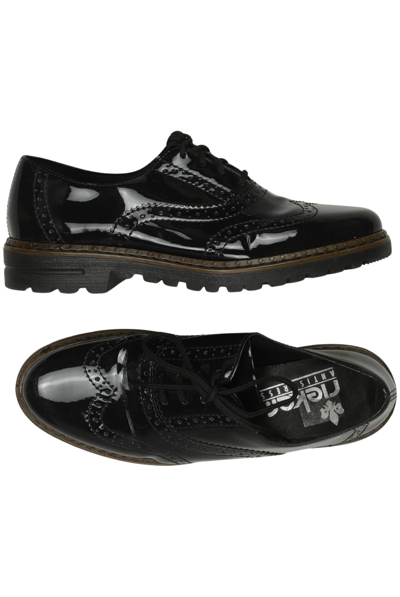 

Rieker Damen Halbschuh, schwarz, Gr. 38