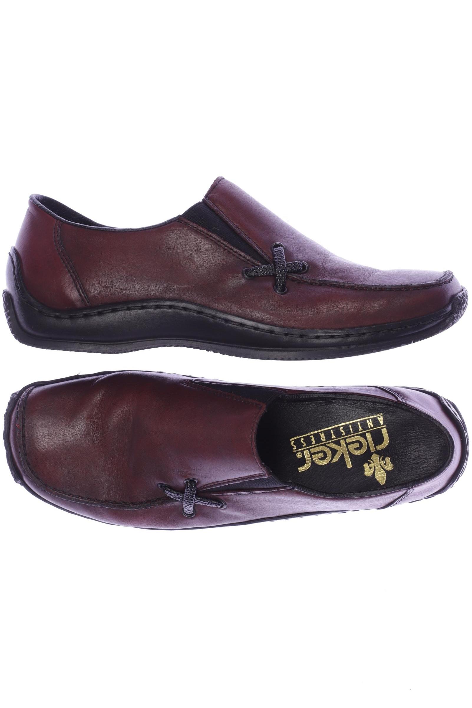 

Rieker Damen Halbschuh, bordeaux, Gr. 37