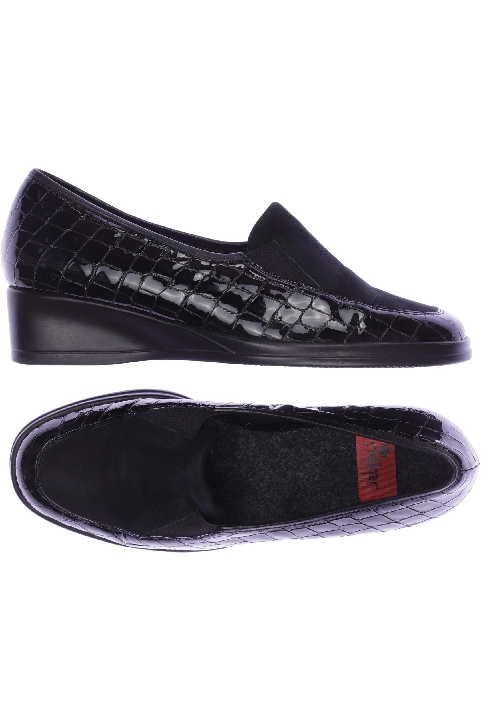 

Rieker Damen Halbschuh, schwarz, Gr. 5