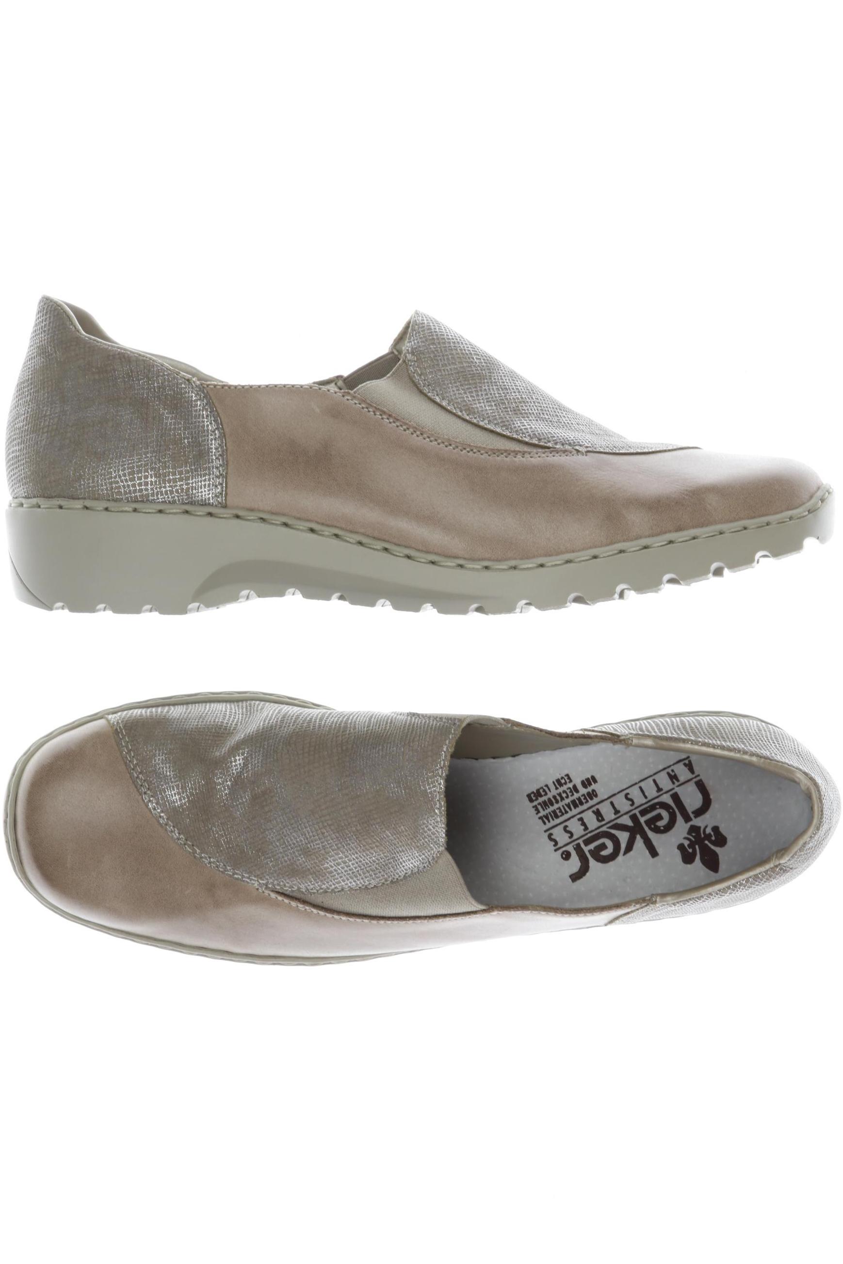 

Rieker Damen Halbschuh, beige, Gr. 40