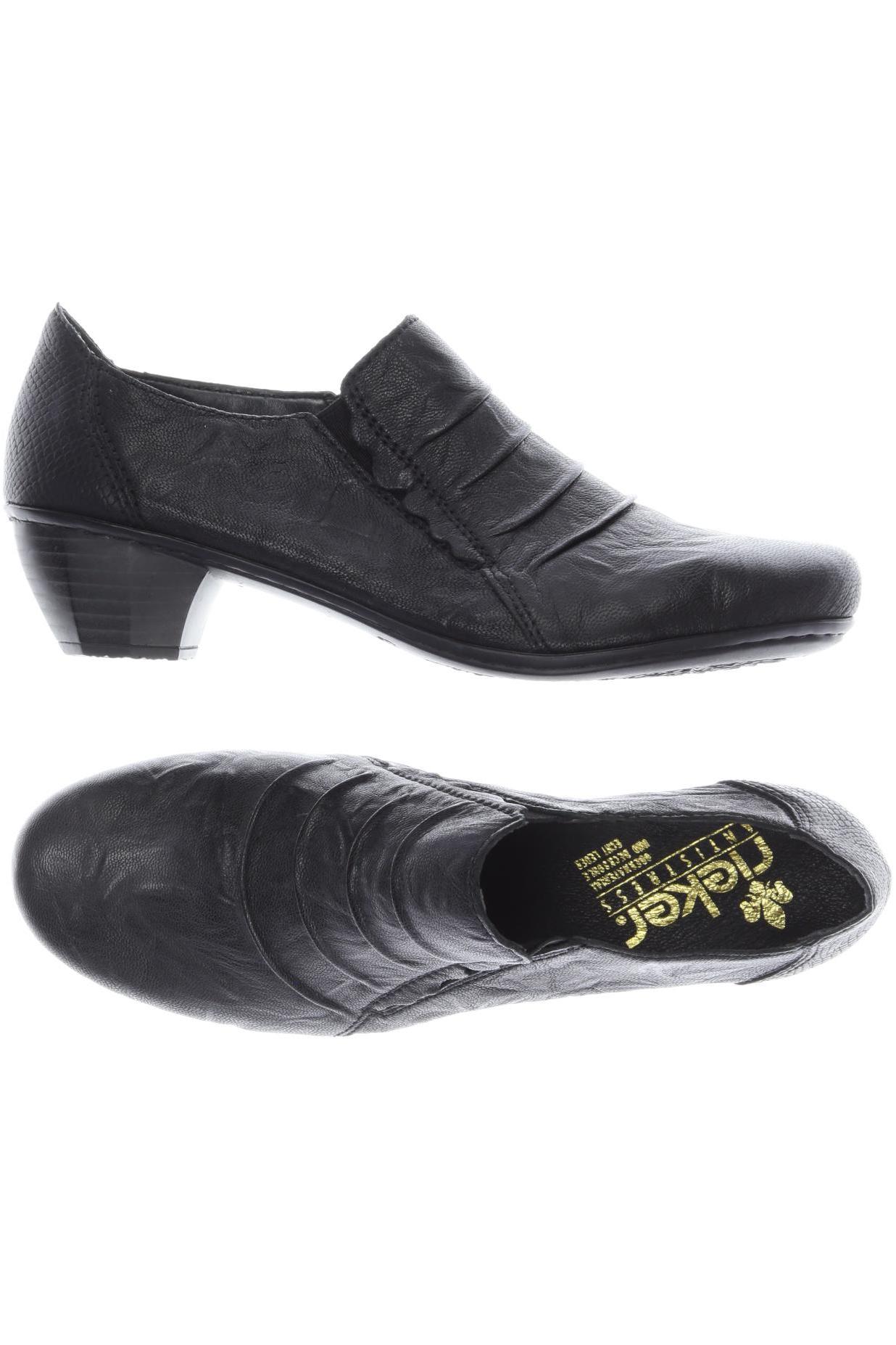 

Rieker Damen Halbschuh, schwarz, Gr. 40