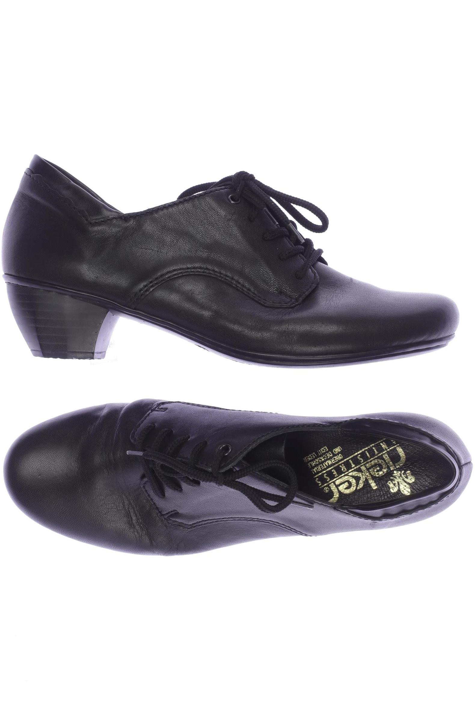 

Rieker Damen Halbschuh, schwarz, Gr. 39
